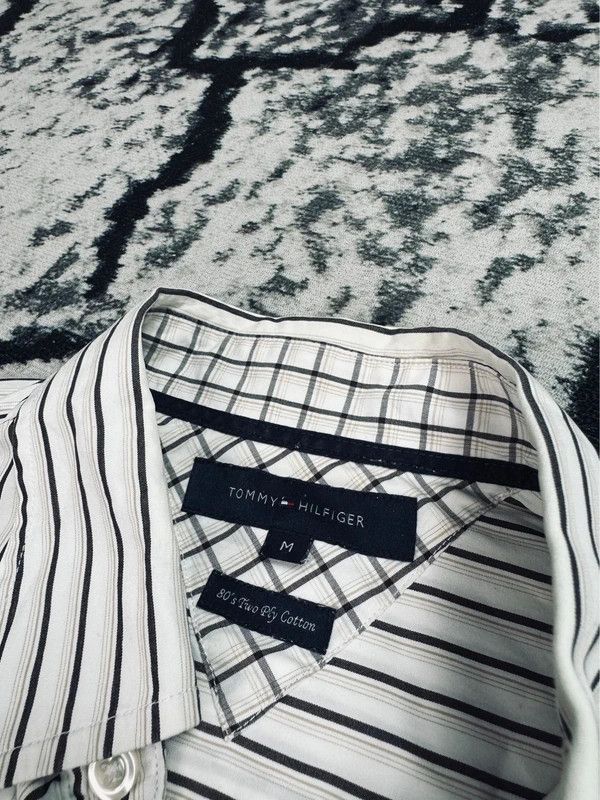Tommy Hilfiger Tommy Hilfiger shirt white black striped M Size US M / EU 48-50 / 2 - 5 Thumbnail