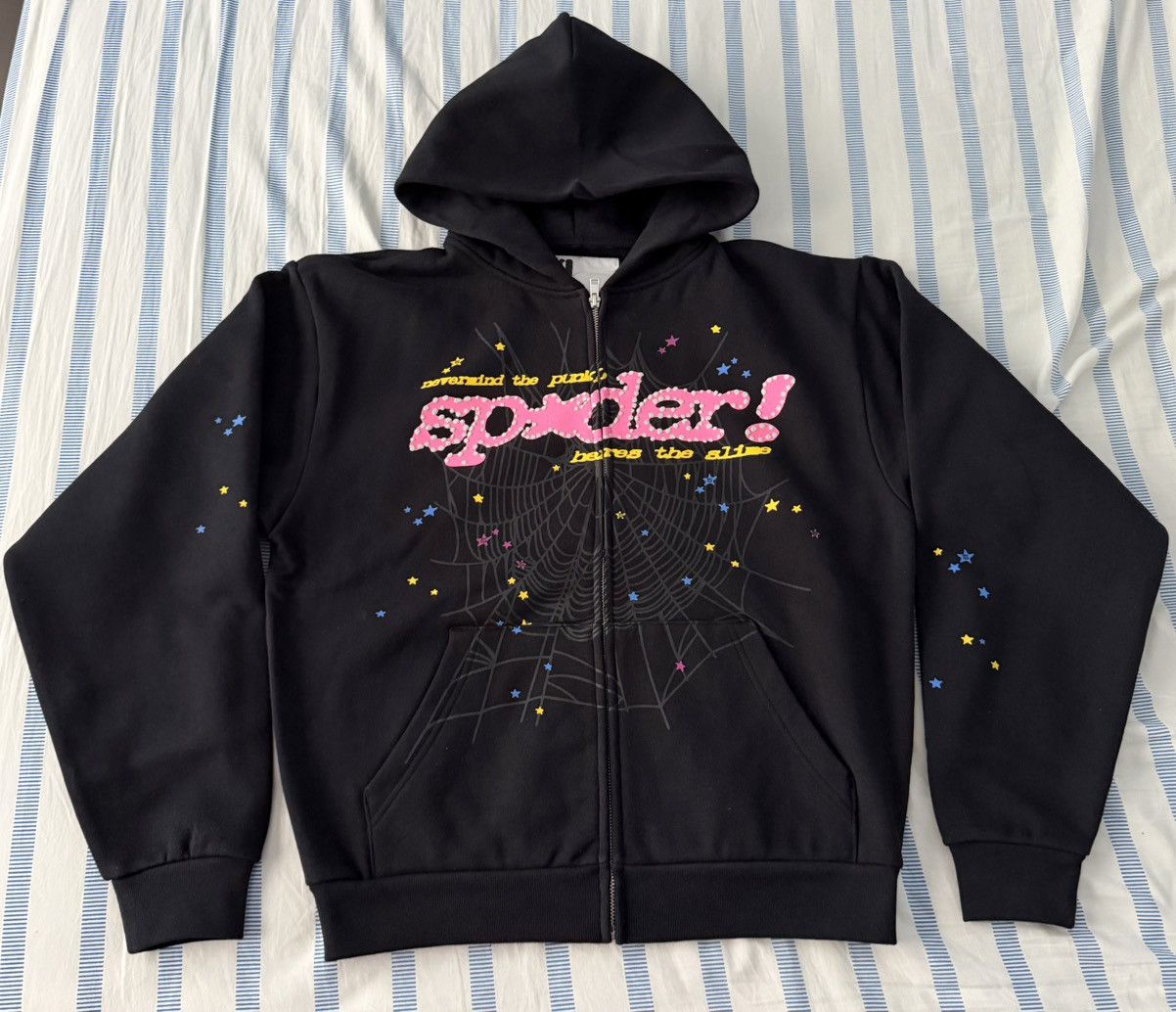 Sp5der Sp5der Punk V2 Zip Up Hoodie Size US M / EU 48-50 / 2 - 1 Thumbnail
