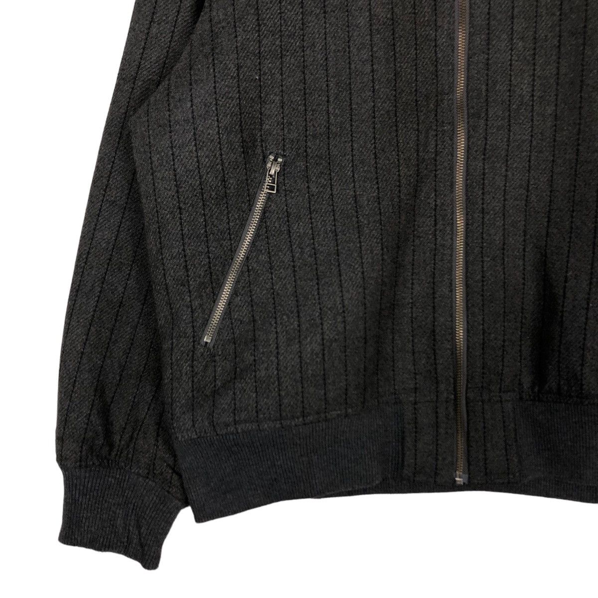 Japanese Brand 🔥Vintage Bomber Jacket Wool Striped GU Japan Issey Miyake Size US XL / EU 56 / 4 - 4 Thumbnail