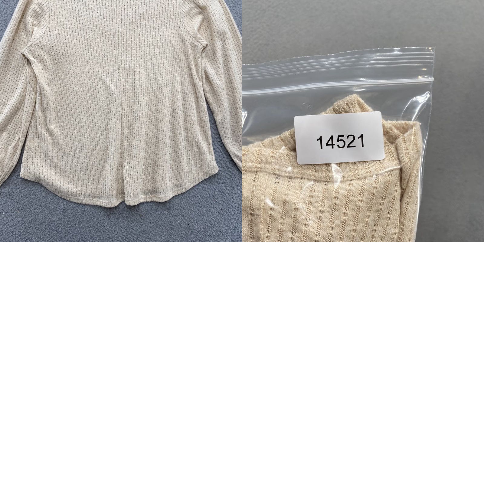 Vintage Maurices Women's Pullover Sweater in Size L Beige Lightweight Knit Rayon Blend Long Sleeve Size L / US 10 / IT 46 - 9 Thumbnail