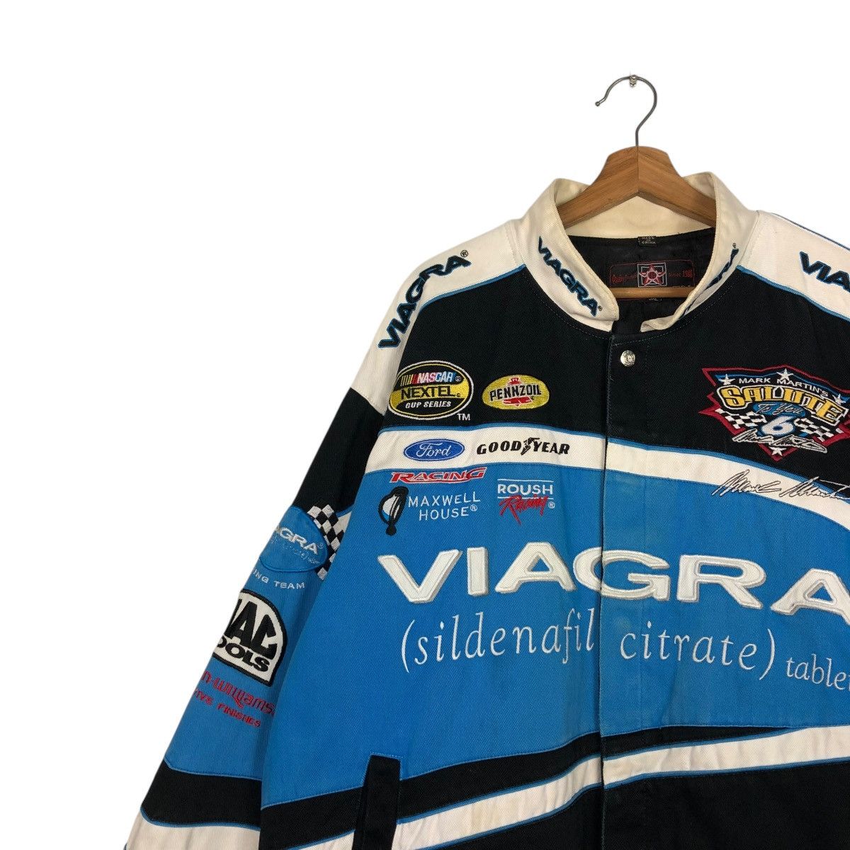 Jeff Hamilton 🔥JEFF HAMILTON OG MARK MARTIN’S VIAGRA KNICKS JACKET Size US XXL / EU 58 / 5 - 8 Thumbnail