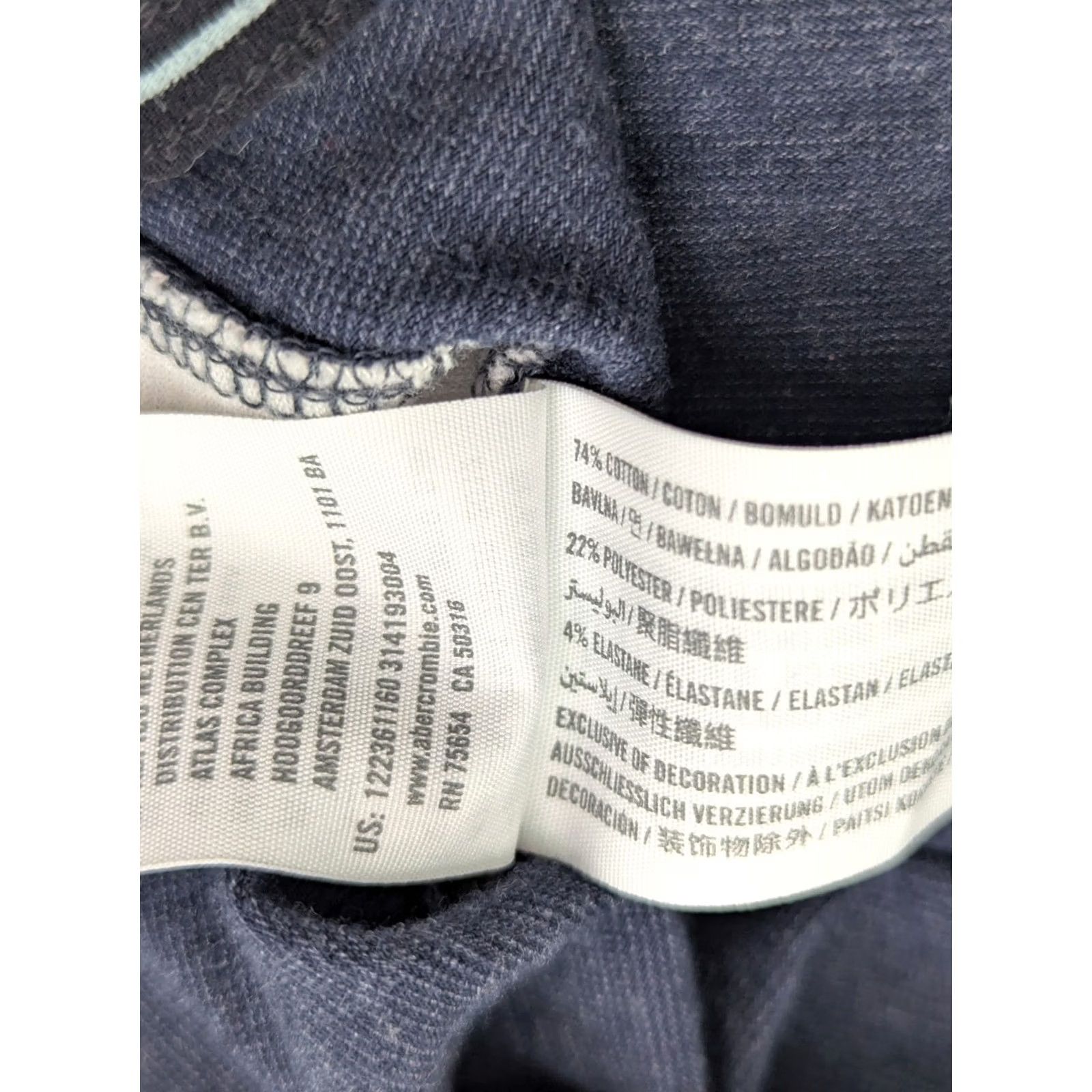Abercrombie & Fitch Abercrombie & Fitch Shirt 1/4 Zip Lightweight Pullover Mens M Blue EUC Size US M / EU 48-50 / 2 - 5 Thumbnail