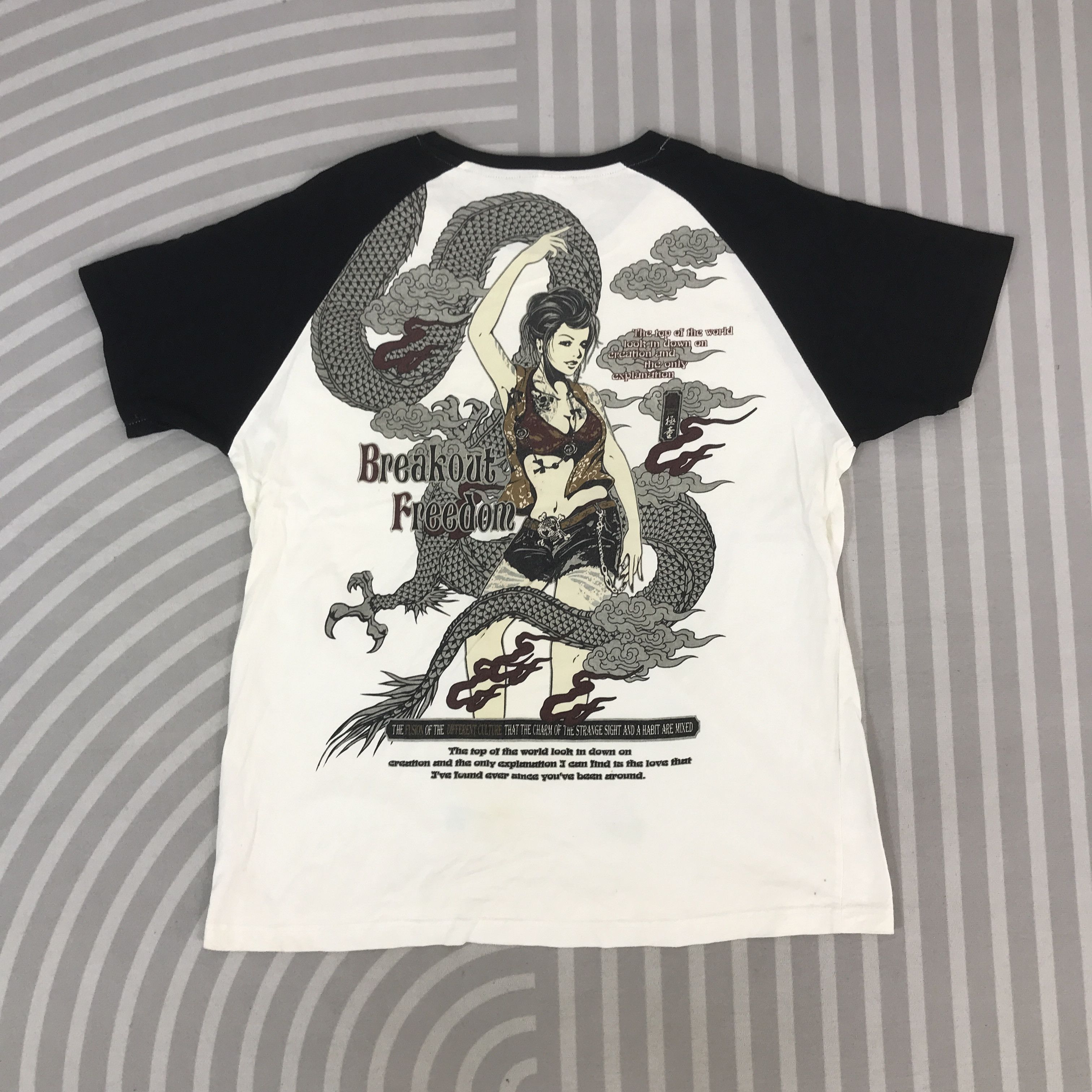 Japanese Brand Vintage Breakout Freedom japan design Rare Tshirts Size US XL / EU 56 / 4 - 1 Thumbnail