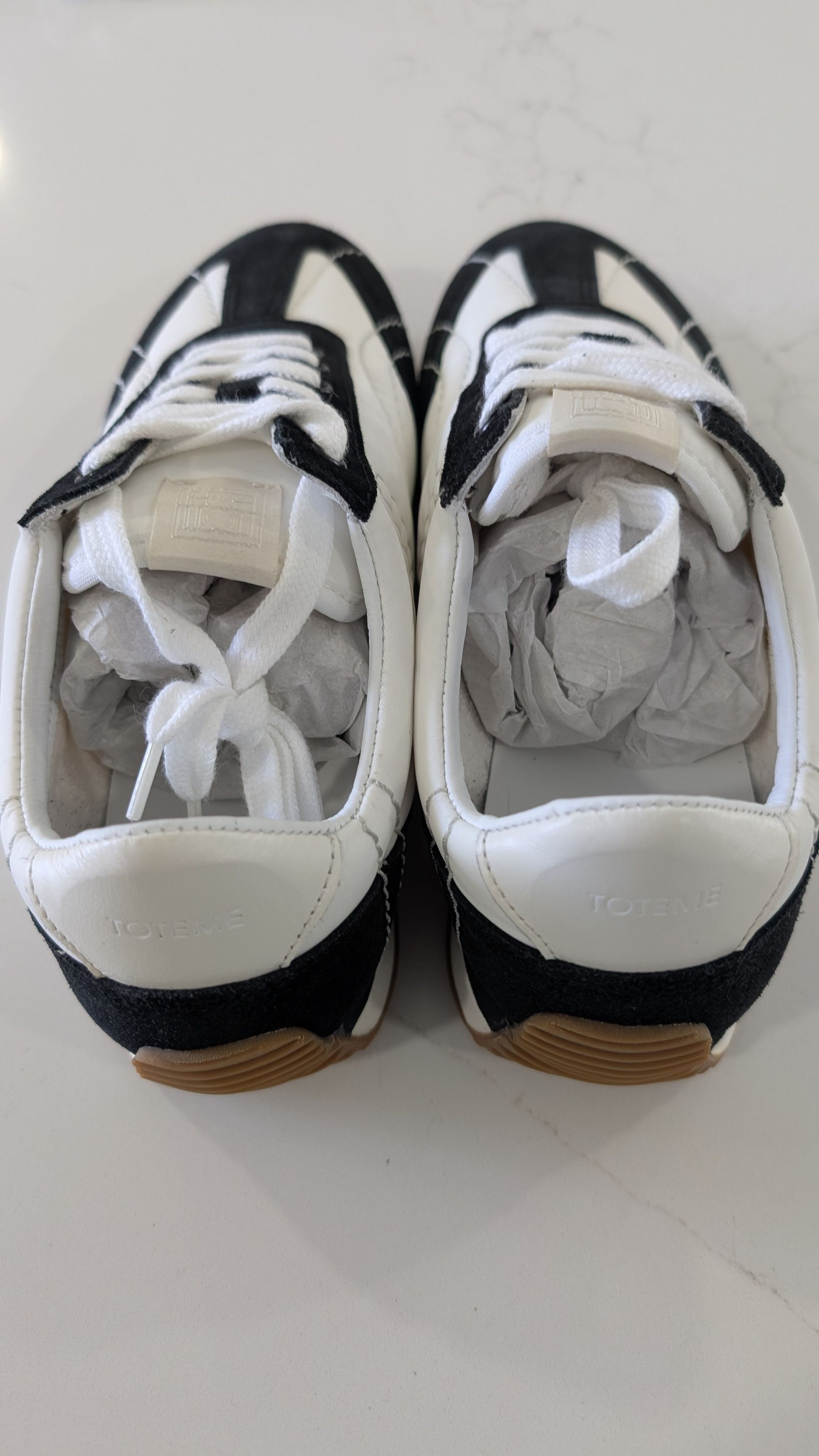 Other TOTEME Tech Fabric Sports Sneakers Black Off White Size 42 Size US 9.5 / EU 42-43 - 10 Thumbnail