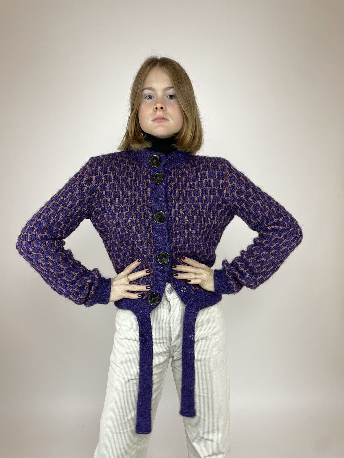 Dagmar × Designer DAGMAR Cardigan wool Fluffy Knit Women’s size XS Size XS / US 0-2 / IT 36-38 - 2 Thumbnail