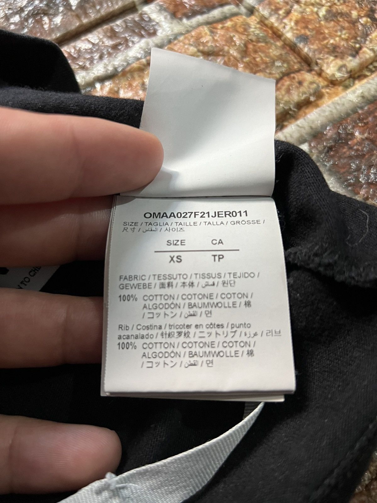 Off-White Off-White Caravaggio Tee Size US XS / EU 42 / 0 - 11 Thumbnail