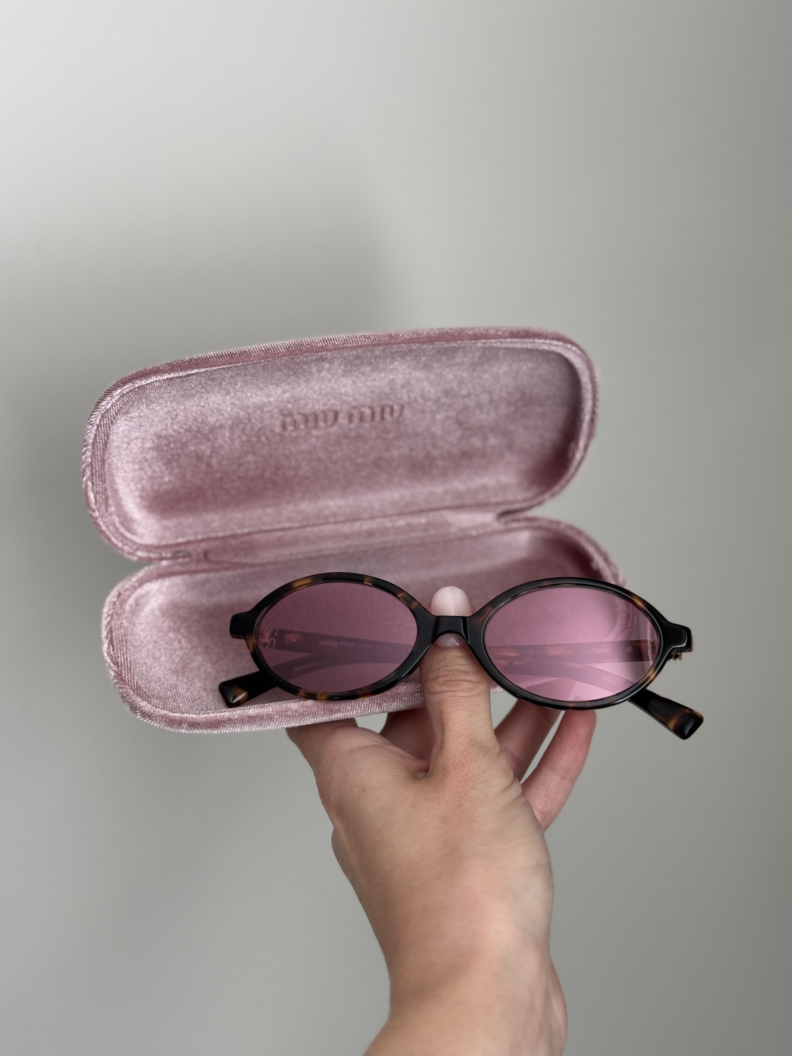Miu Miu Miu Miu REGARD Women Sunglasses MU04ZSF VAU50D AUTHENTIC Size ONE SIZE - 3 Thumbnail