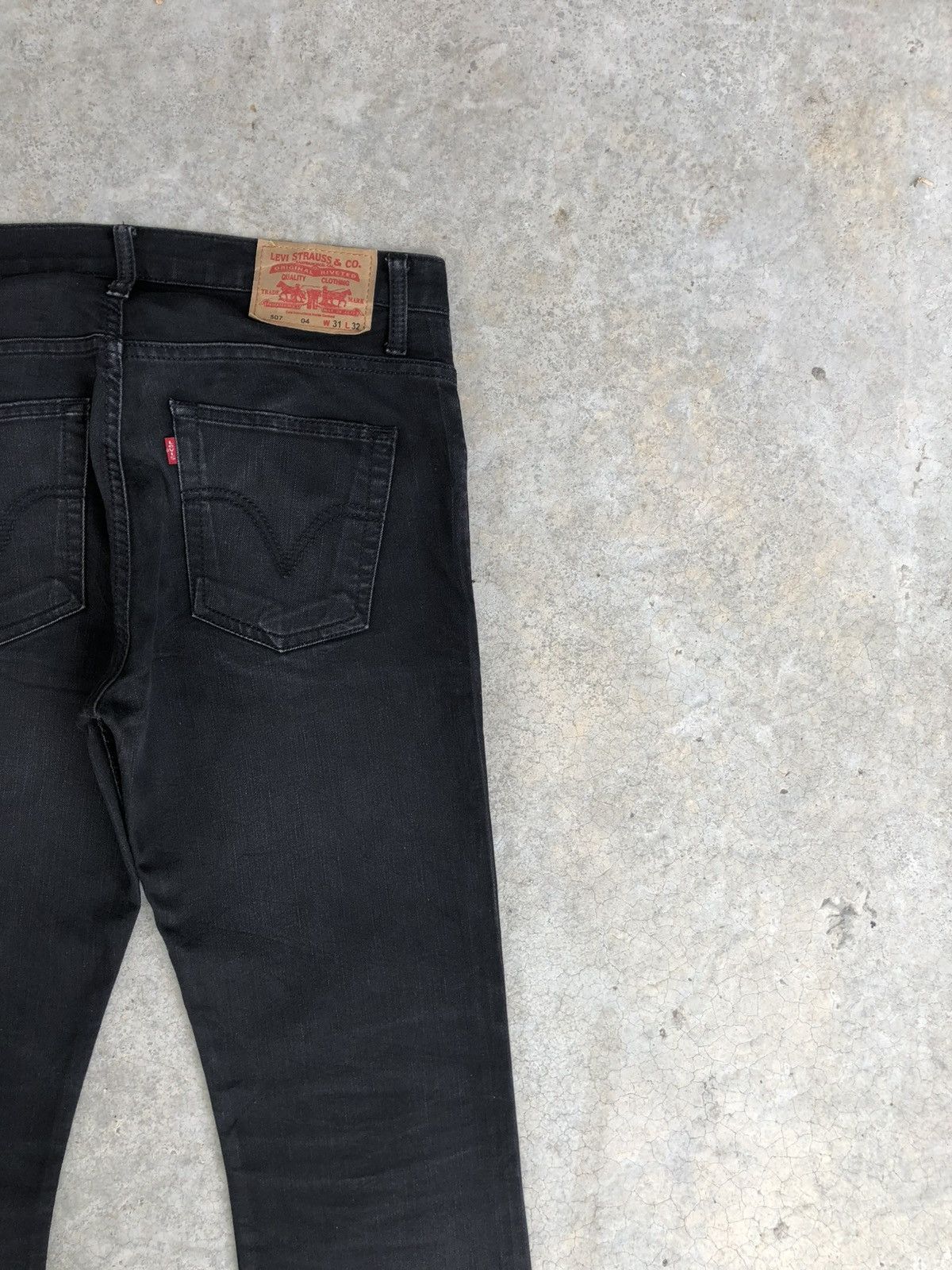 If Six Was Nine Y2k Levi’s Flared Jeans Distressed Denim 507 Size US 32 / EU 48 - 10 Thumbnail