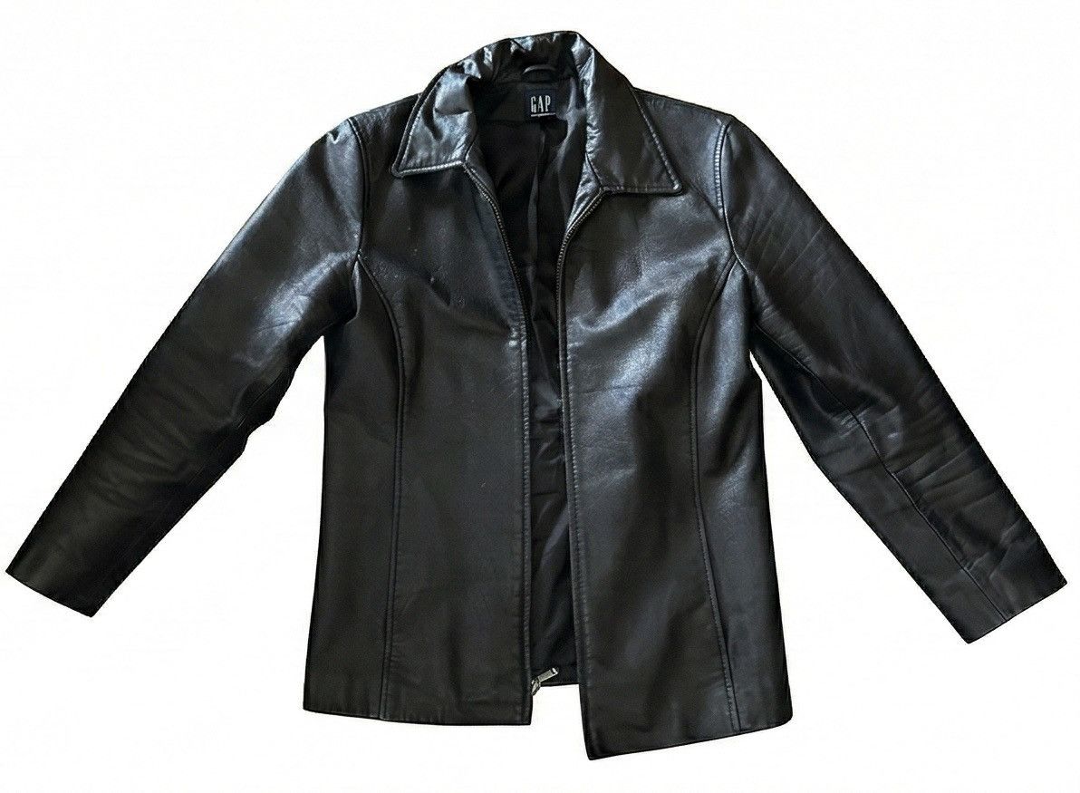 Gap × Vintage Vintage Gap Cow Leather Jacket | Grailed