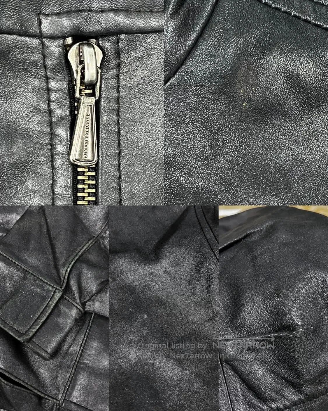 Armani Armani Vintage Black Leather Jacket. Size US M / EU 48-50 / 2 - 6 Thumbnail