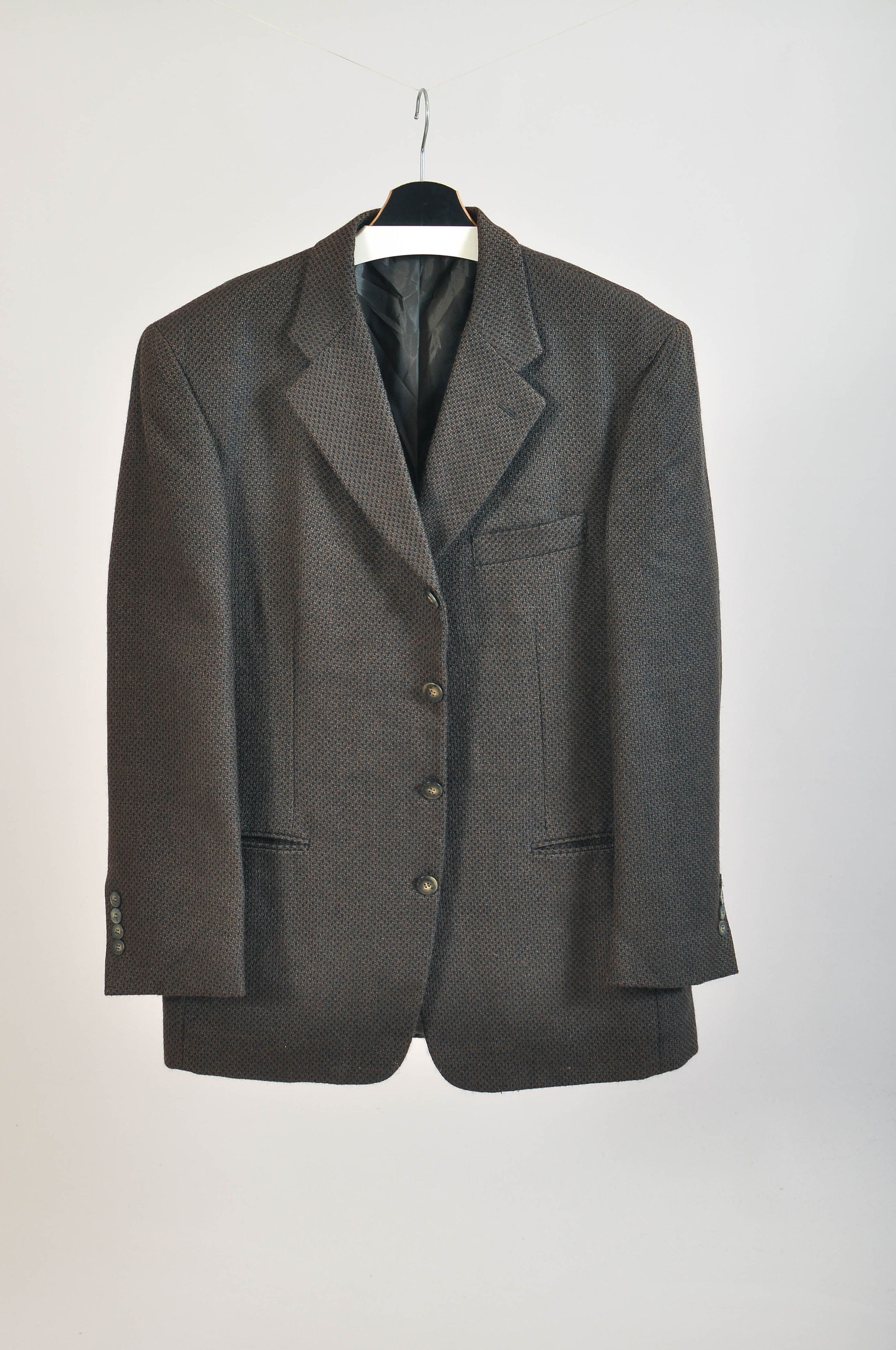 Albert Nipon Vintage 90s Albert Nipon tweed blazer Size 44R - 1 Thumbnail