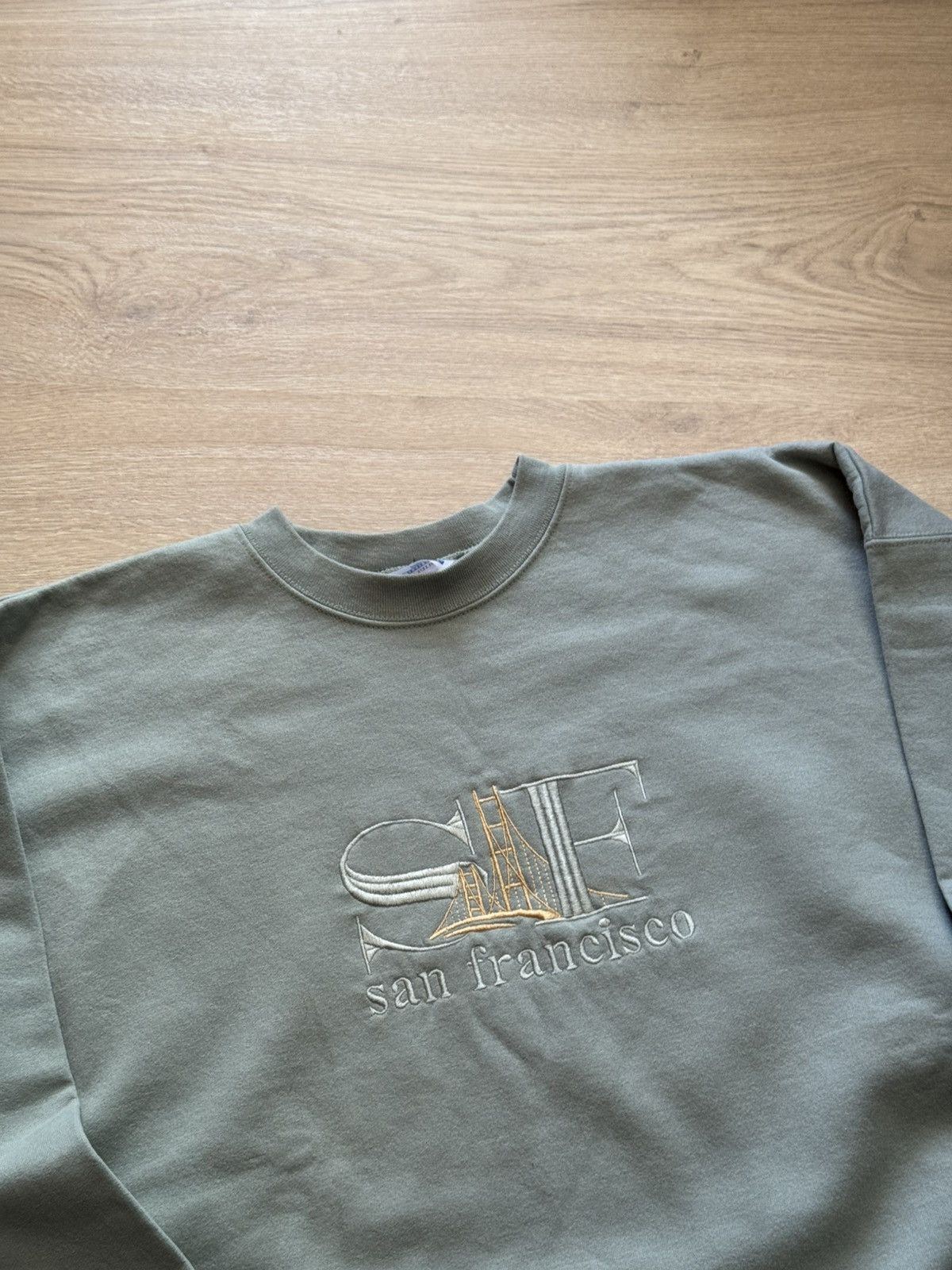 Hanes Vintage 90’s Hanes San Francisco Every Day Baggy Sweatshirt Size US XL / EU 56 / 4 - 2 Thumbnail