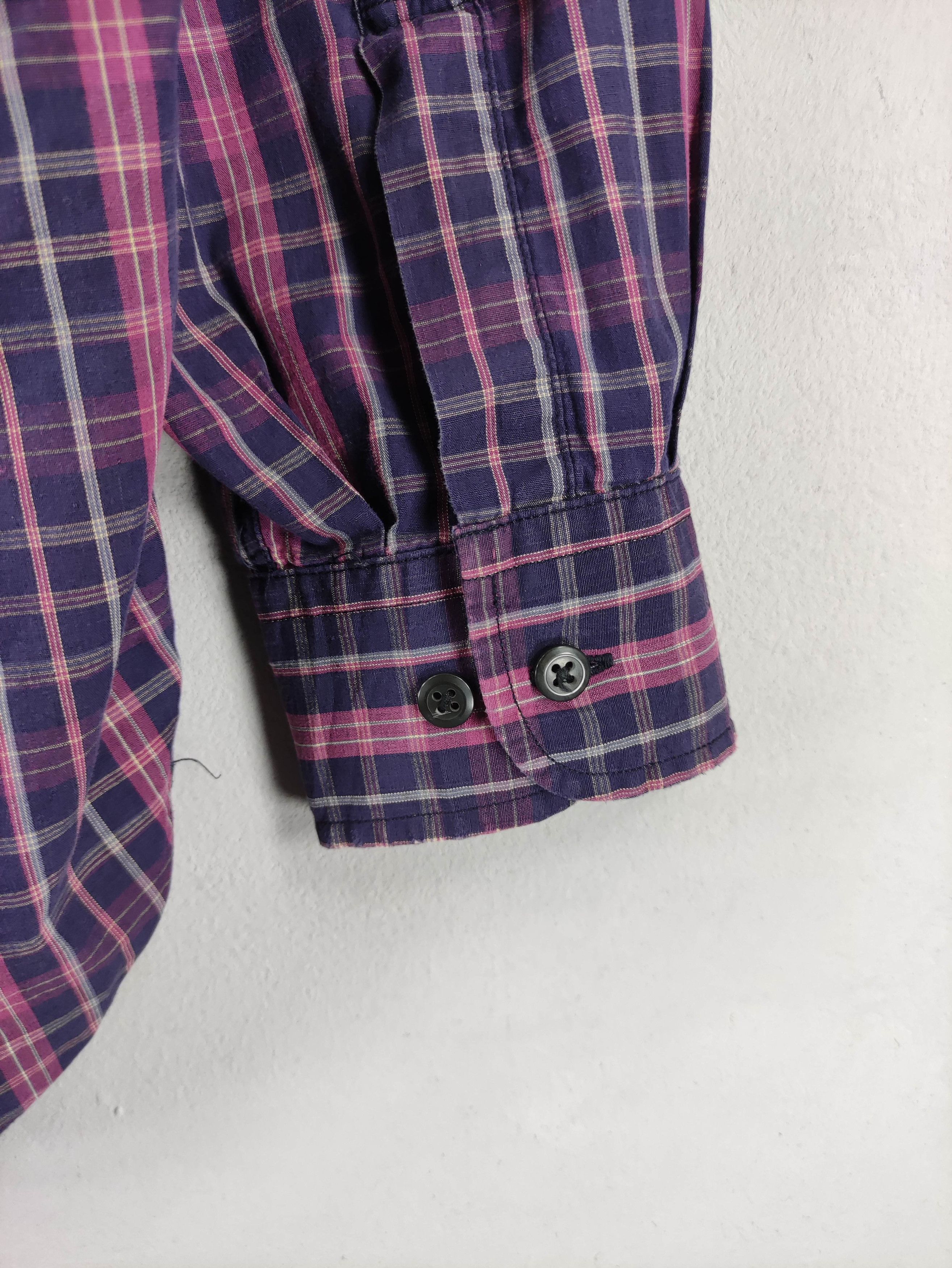 Flannel Vintage Polo Club Shirt Button Up Checkered Long Sleeve Size US L / EU 52-54 / 3 - 4 Thumbnail