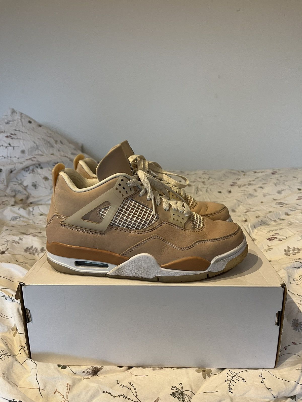 Nike Jordan 4 shimmer✨ Size US 8 / IT 38 - 4 Thumbnail