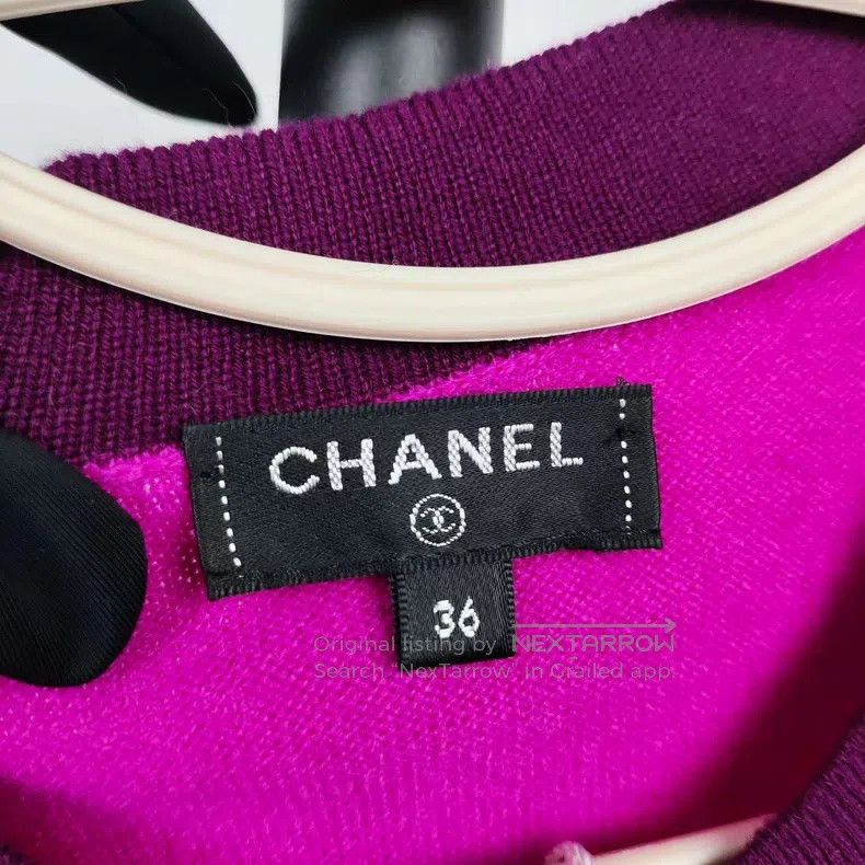 Chanel Chanel Cashmere knitted cardigan coat Size XS / US 0-2 / IT 36-38 - 4 Thumbnail