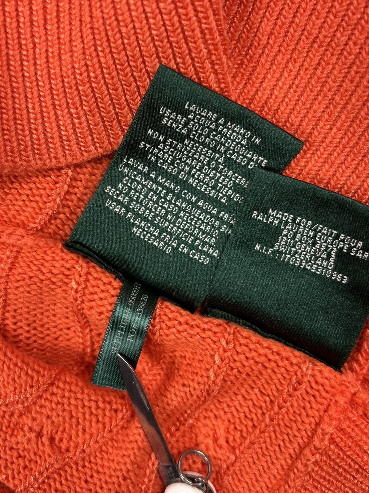 Ralph Lauren Vintage Ralph Lauren LRL Oranger Knit Sweater Women’s L Y2K Size L / US 10 / IT 46 - 11 Thumbnail