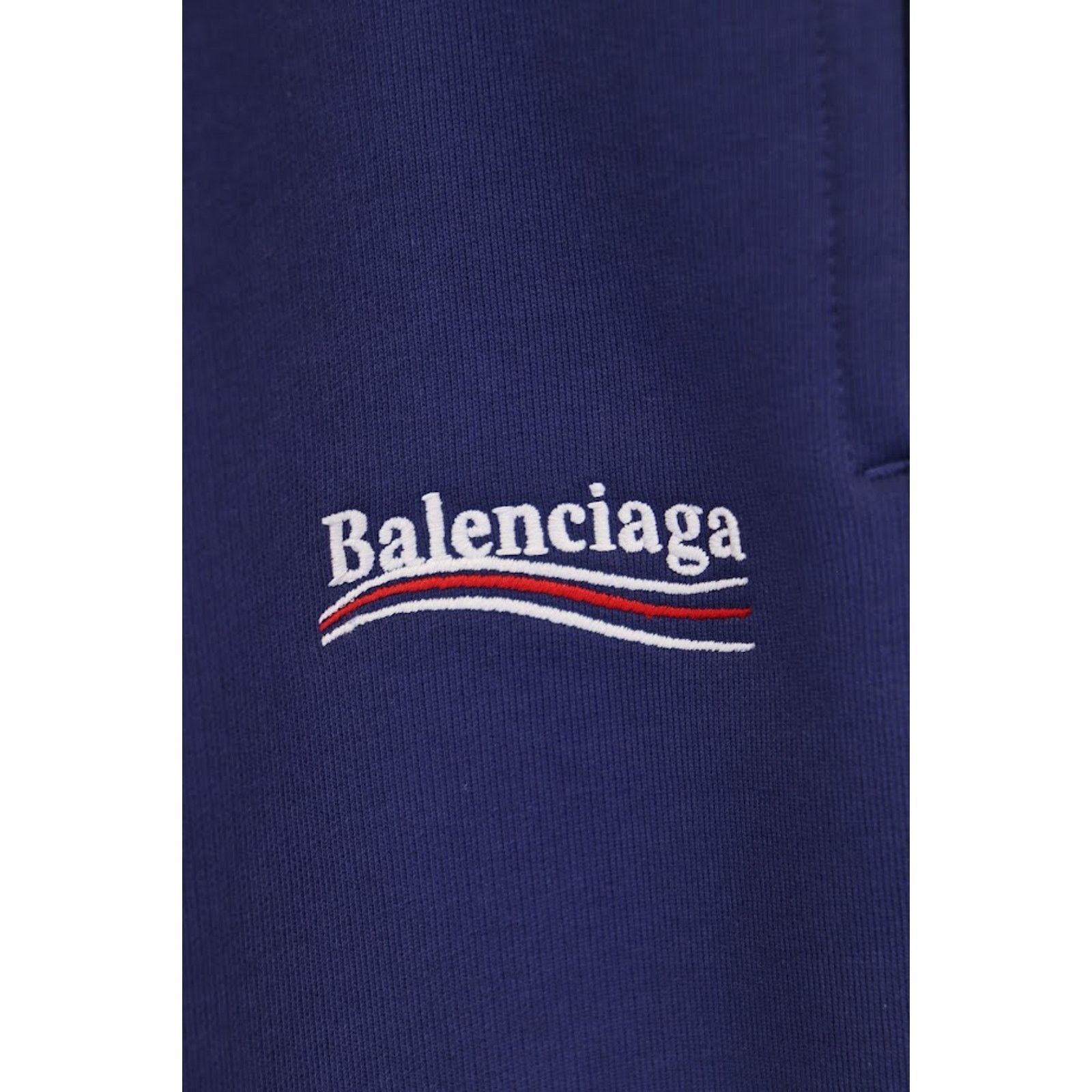 Balenciaga o1rshd1 Campaign Logo Sweatpants / Joggers in Blue Size US 34 / EU 50 - 5 Thumbnail