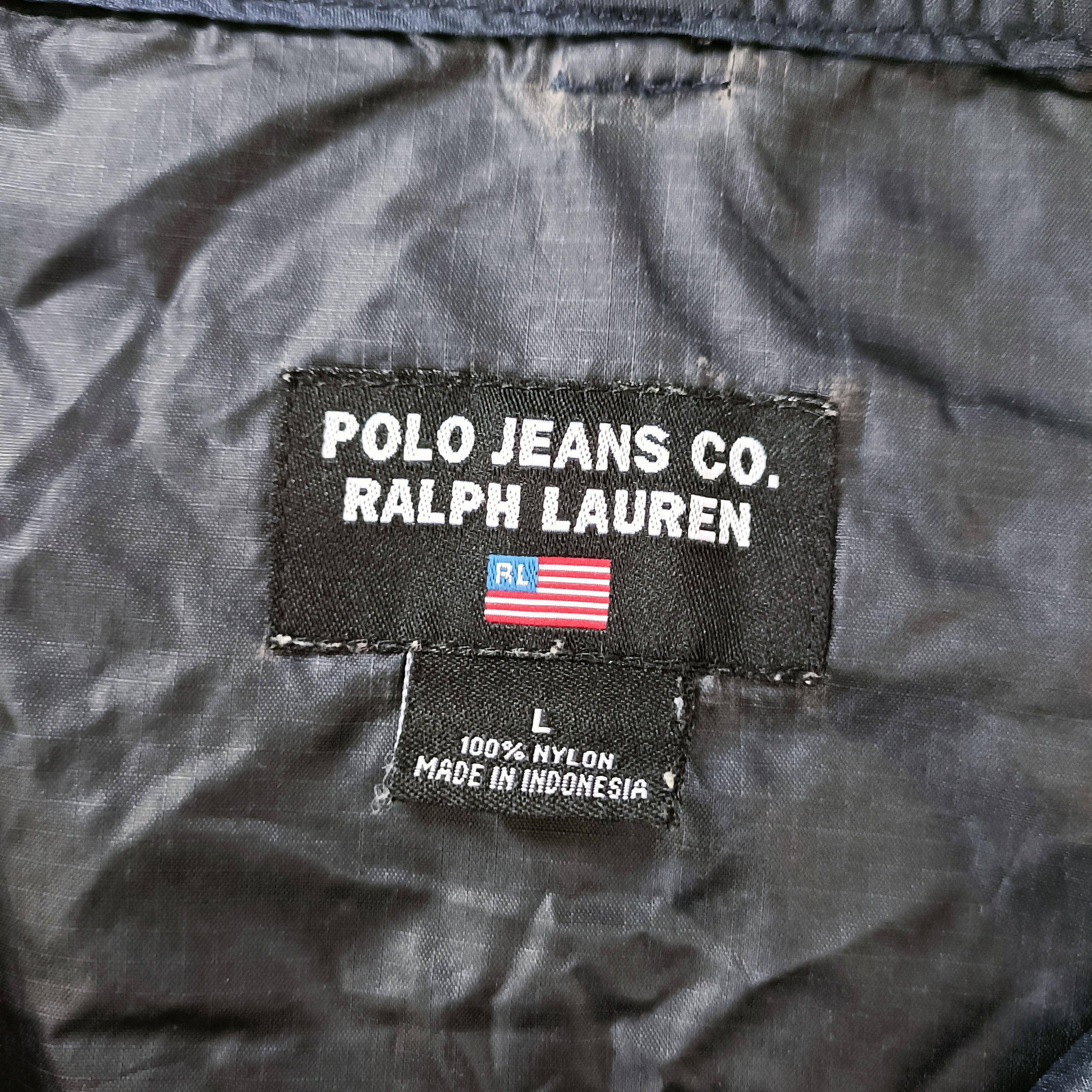 Ralph Lauren × Vintage Men's Navy Jacket Vintage ! Size US L / EU 52-54 / 3 - 3 Thumbnail