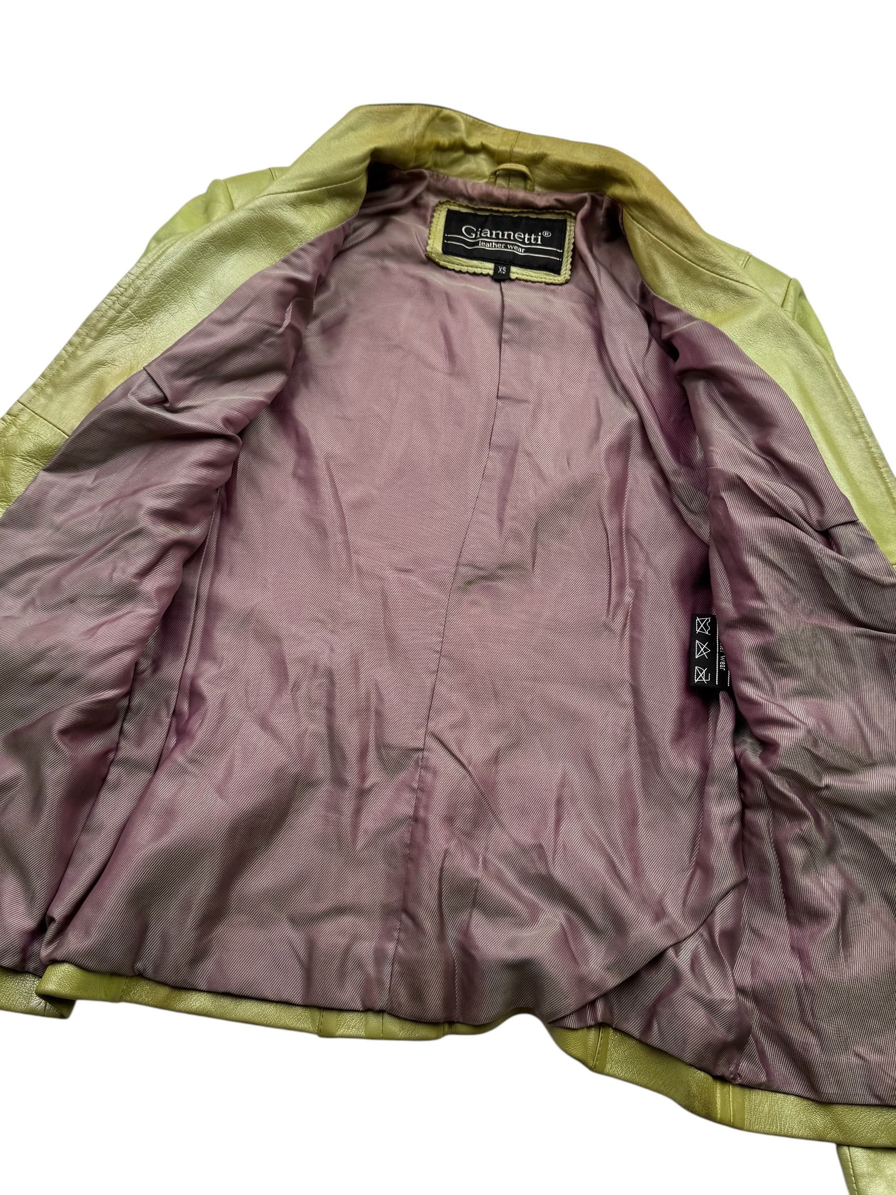Japanese Brand Vintage Cropped Leather Jacket W146(V9) Size XS / US 0-2 / IT 36-38 - 4 Thumbnail