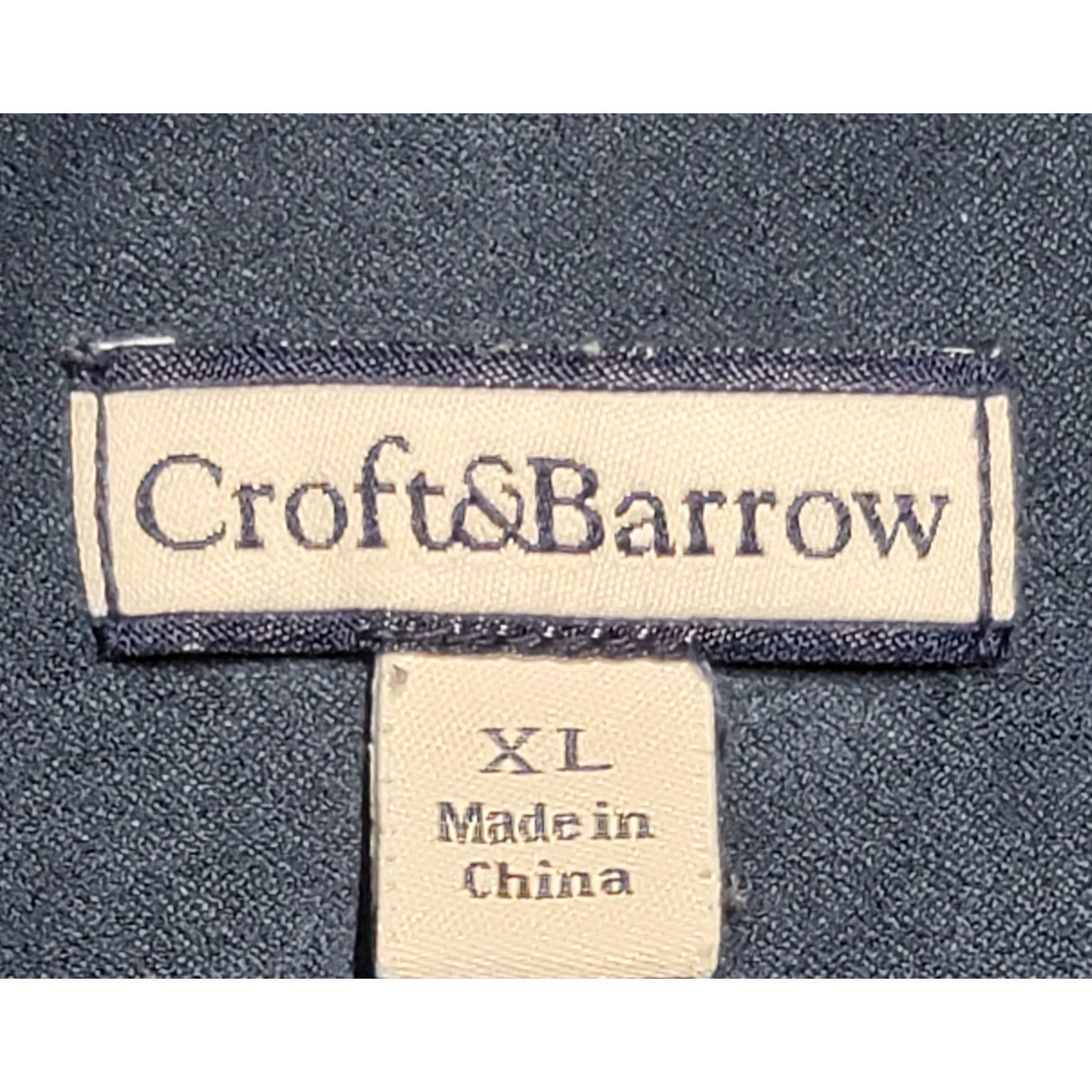 Croft & Barrow Croft & Barrow Blue Button Up Long Sleeves Collard Shirt XL Size US XL / EU 56 / 4 - 3 Thumbnail