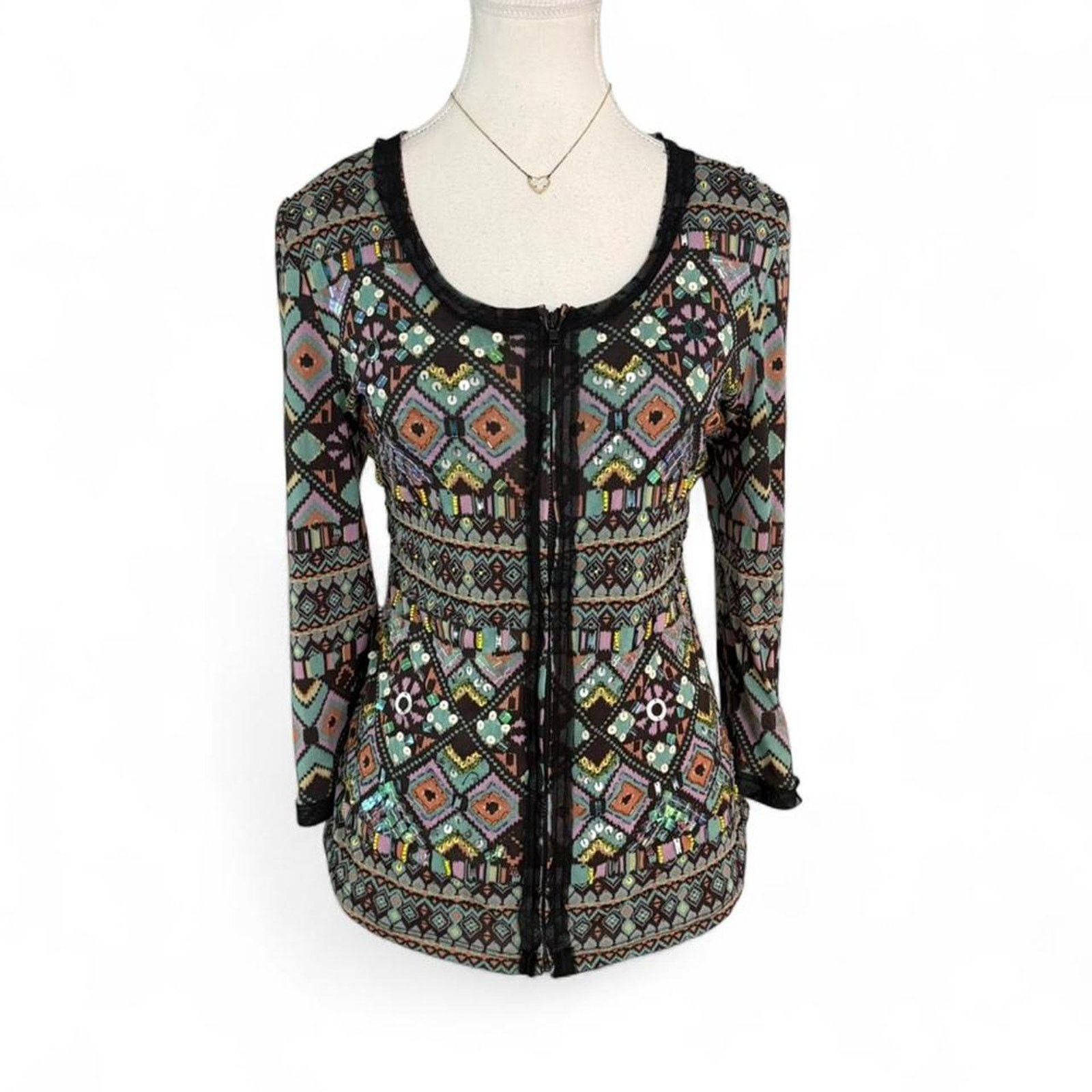 Other The Collective Works of Berek long sleeve top sequin Size M Size M / US 6-8 / IT 42-44 - 1 Thumbnail