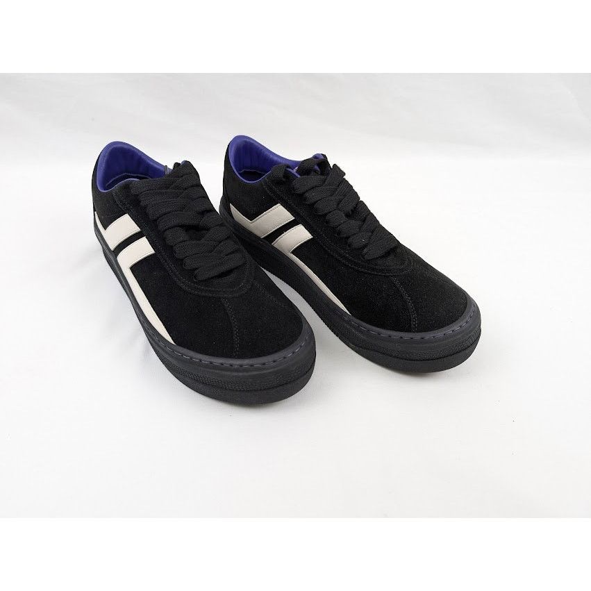Lanvin o1rshd1 High Sole Low-Top Sneakers in Black/Off White Size US 9 / EU 42 - 4 Thumbnail