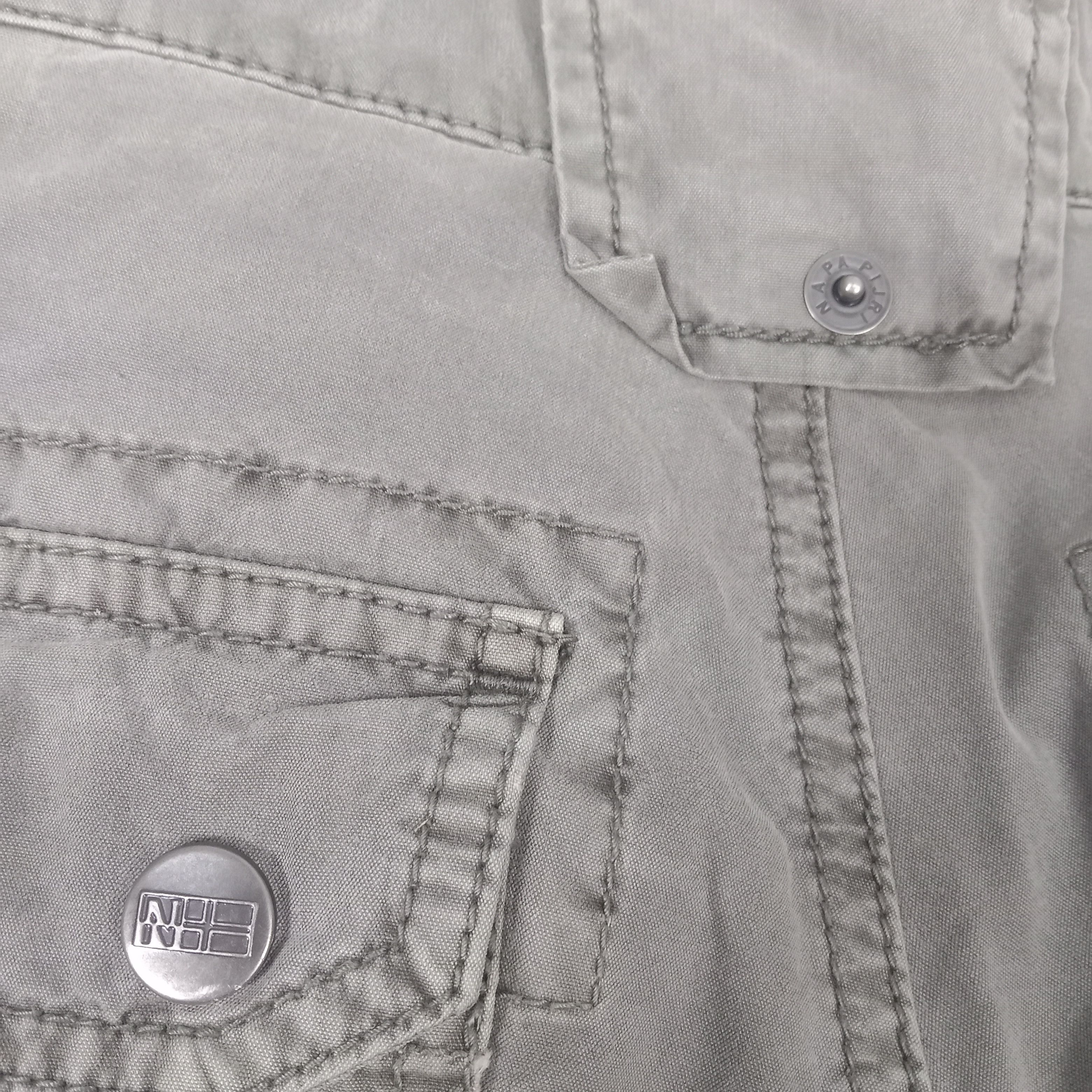 Napapijri × Vintage Napapijri Outdoor Style Rare Nice Design Pants Size US 34 / EU 50 - 16 Thumbnail