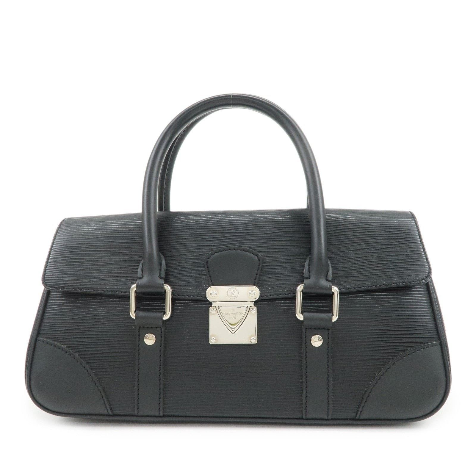 Louis Vuitton Louis Vuitton Epi Segur PM Satchel Leather Black Size ONE SIZE - 1 Thumbnail