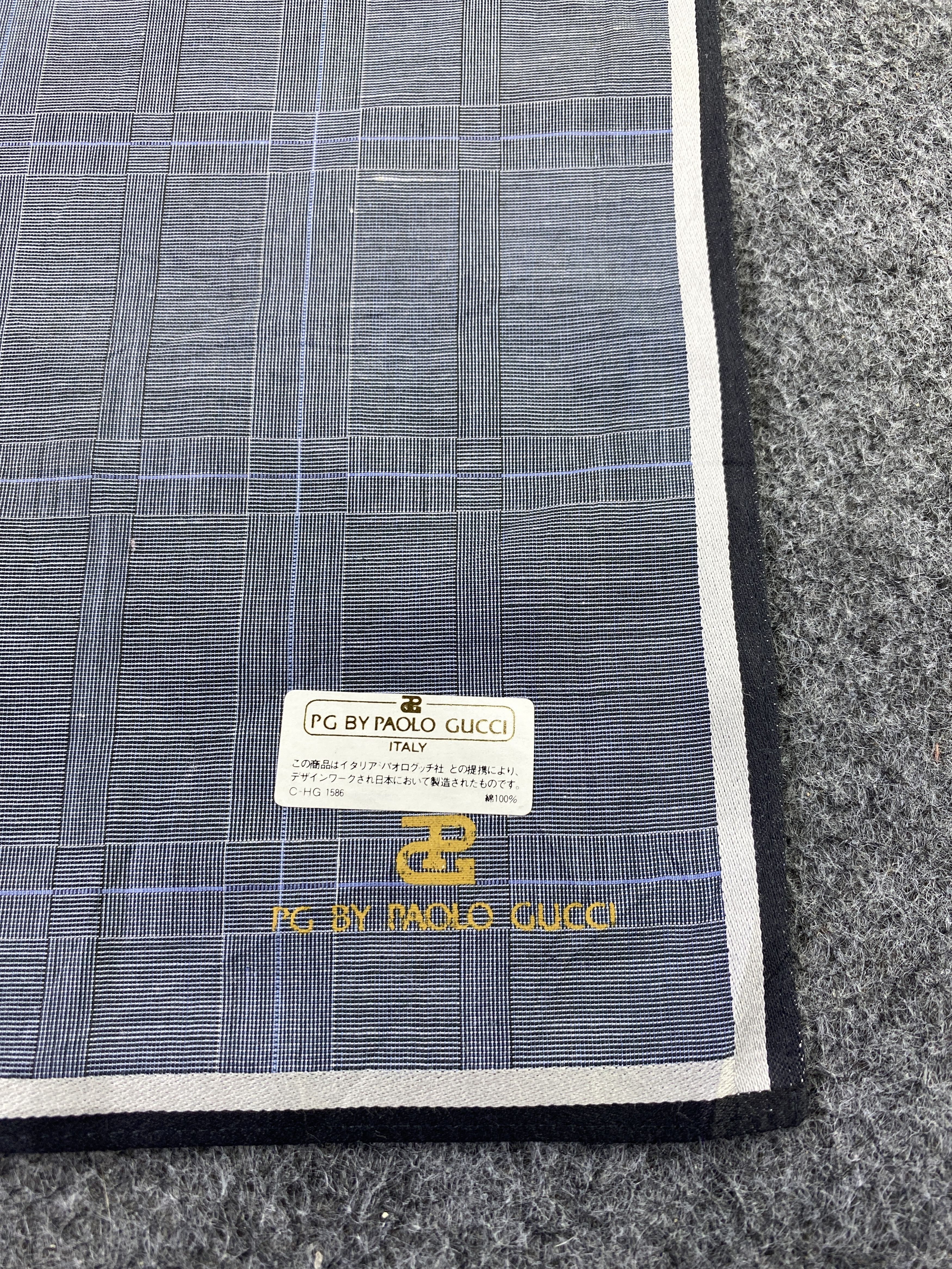 Paolo Gucci × Vintage Paolo Gucci Handkerchief / Bandana / Neckerchief-B214 Size ONE SIZE - 5 Thumbnail