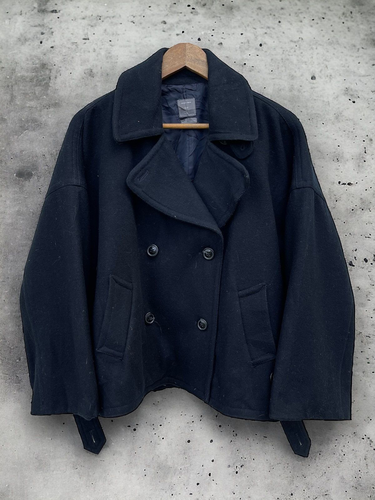 GAP A BOXY PEACOAT DOUBLE BREASTED CROPPED JACKET Outerwear