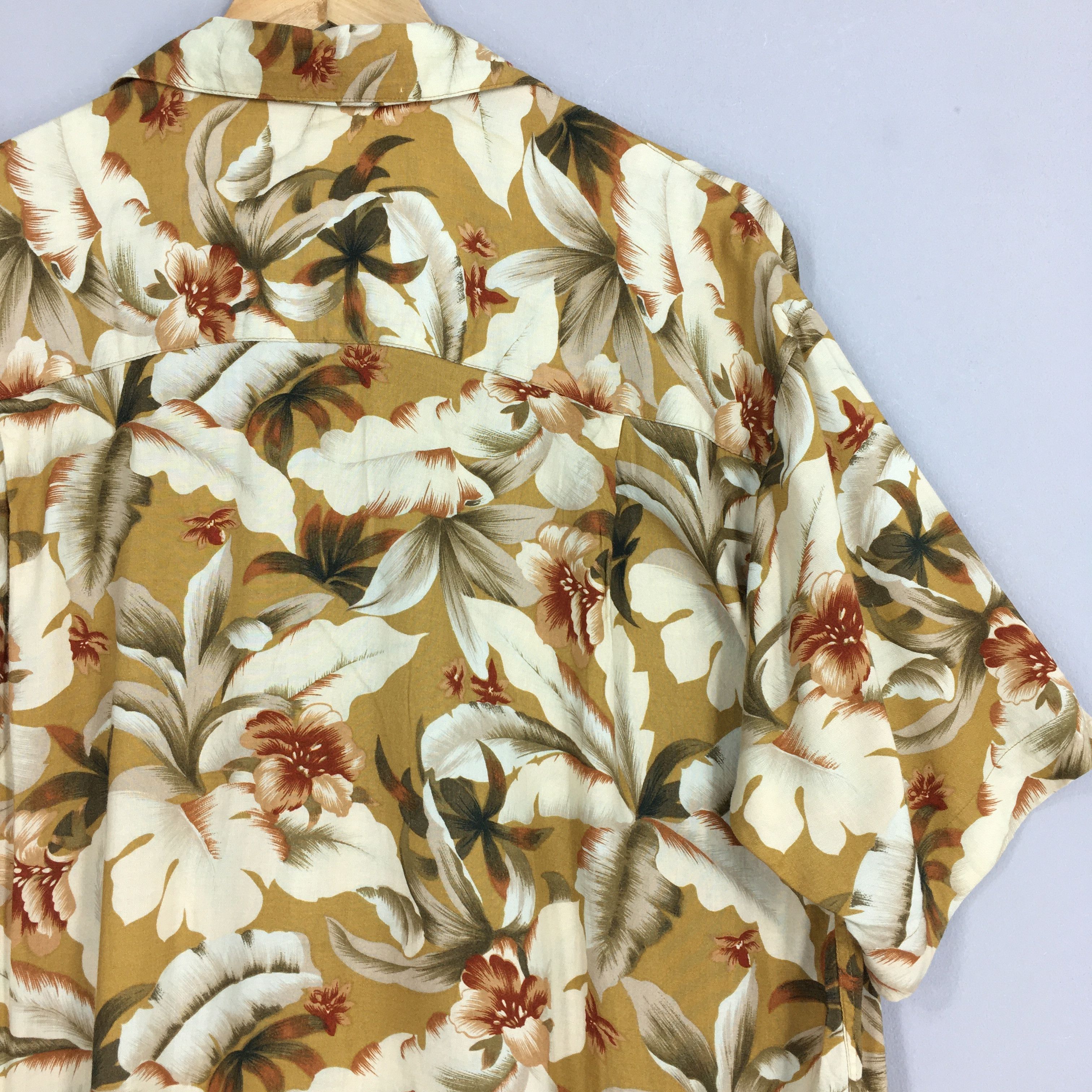 Vintage Hawaiian Hibiscus Flower Tropical Hawaii Shirt Medium Size US M / EU 48-50 / 2 - 7 Thumbnail