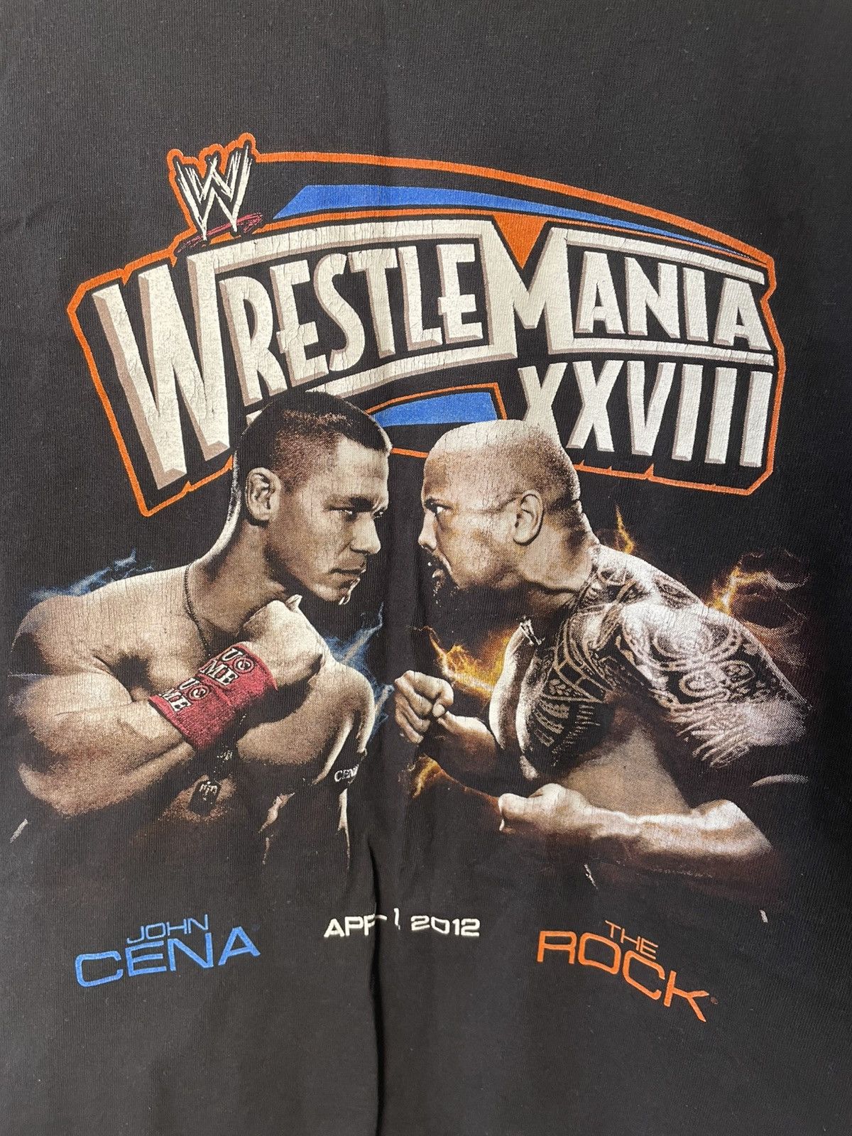 Vintage Vintage The Rock & John Cena Wrestle Mania Authentic Size US XL / EU 56 / 4 - 3 Thumbnail