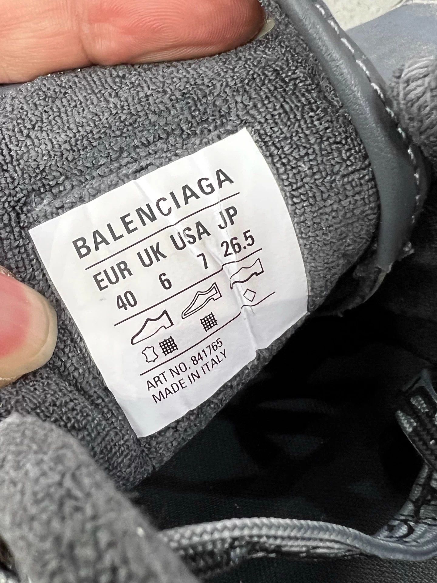 Balenciaga Balenciaga 25 Hamptons Worn-Out Leather Gray 40 Size US 7 / EU 40 - 8 Thumbnail