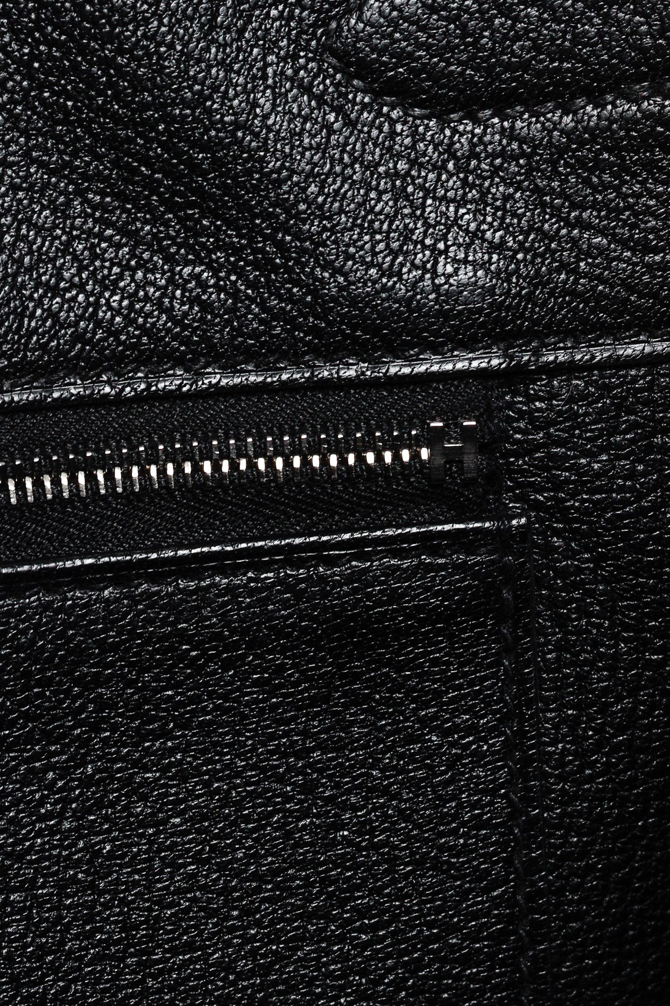 Hermes Hermes Birkin 35 Black Taurillon Clemence Leather Tote Size ONE SIZE - 21 Thumbnail