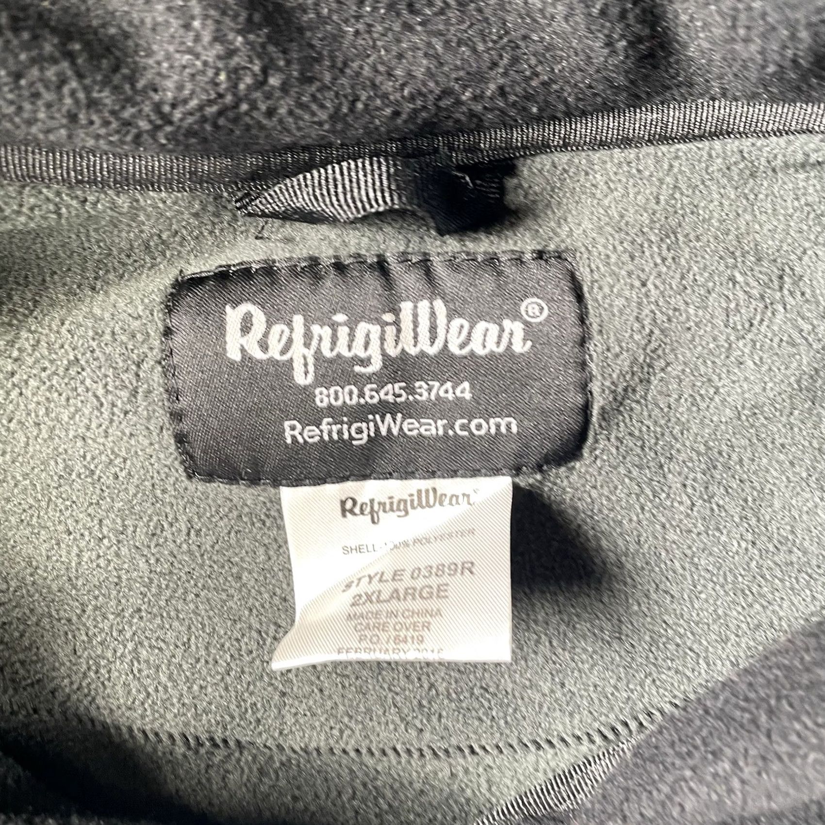 Vintage Refrifiwear Jacket Mens 2XL Black Zip Up Fleece Jacket Size US XXL / EU 58 / 5 - 3 Thumbnail