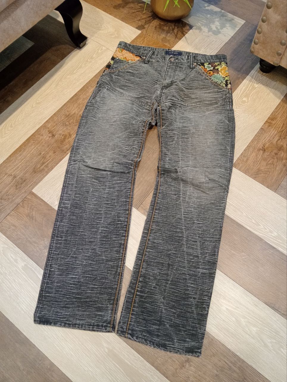 Japanese Brand JAPANESE BLUE TRICK SUKAJAN DENIM PANTS Size US 34 / EU 50 - 2 Thumbnail