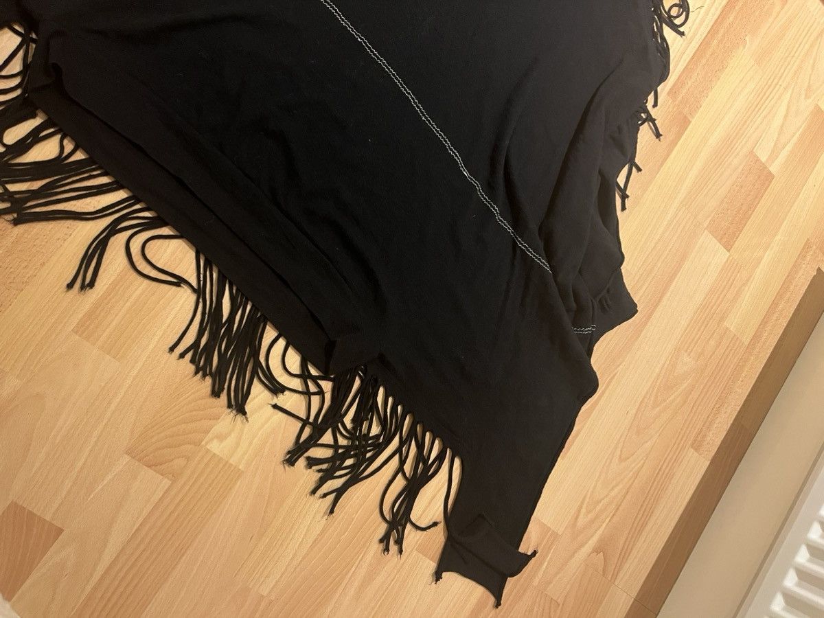 Y's × Yohji Yamamoto Yohji Yamamoto Vintage Tasseled Poncho Knit Size US M / EU 48-50 / 2 - 2 Thumbnail
