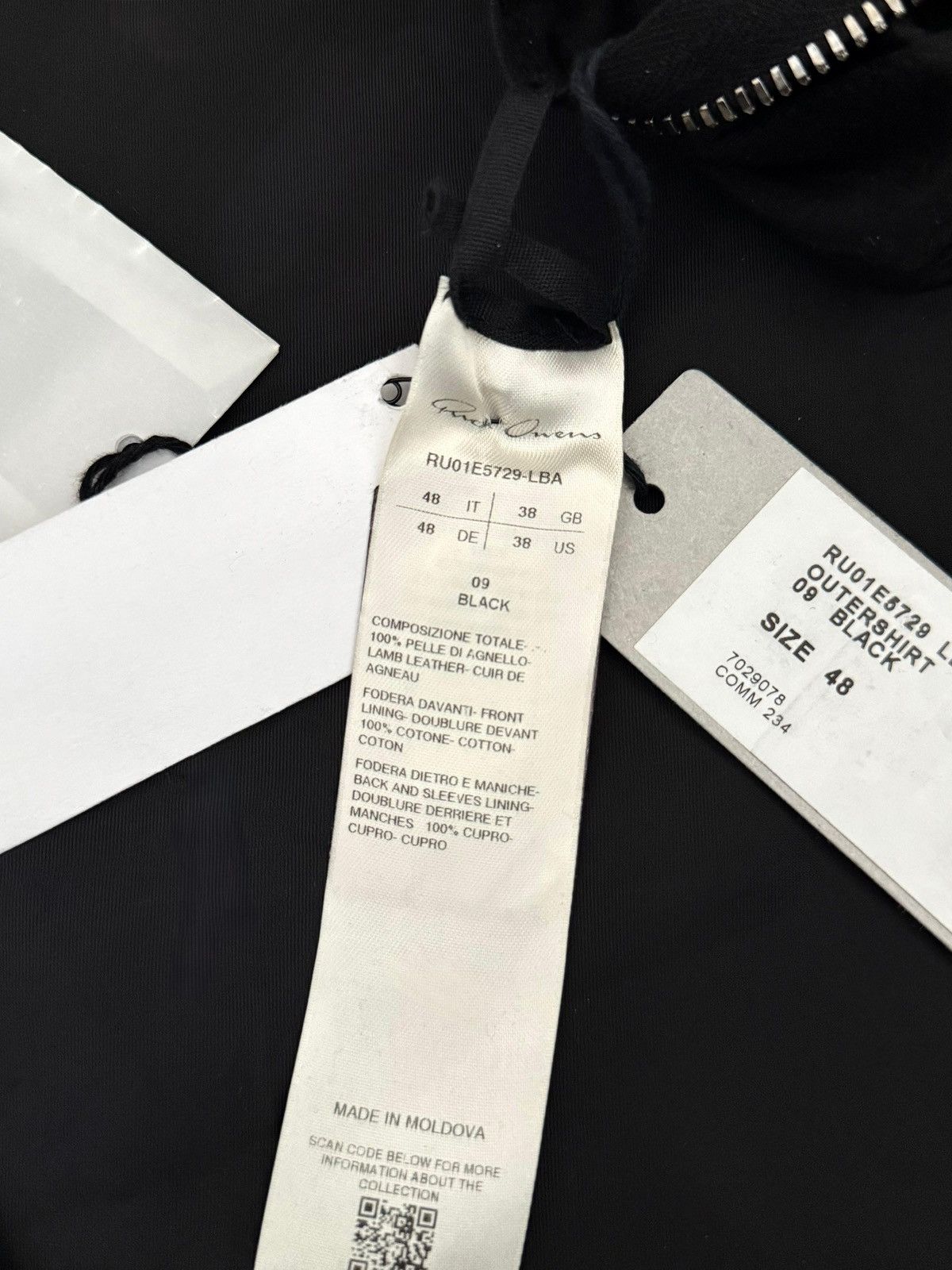 Rick Owens Blistered Leather Outhershirt Size US M / EU 48-50 / 2 - 8 Thumbnail