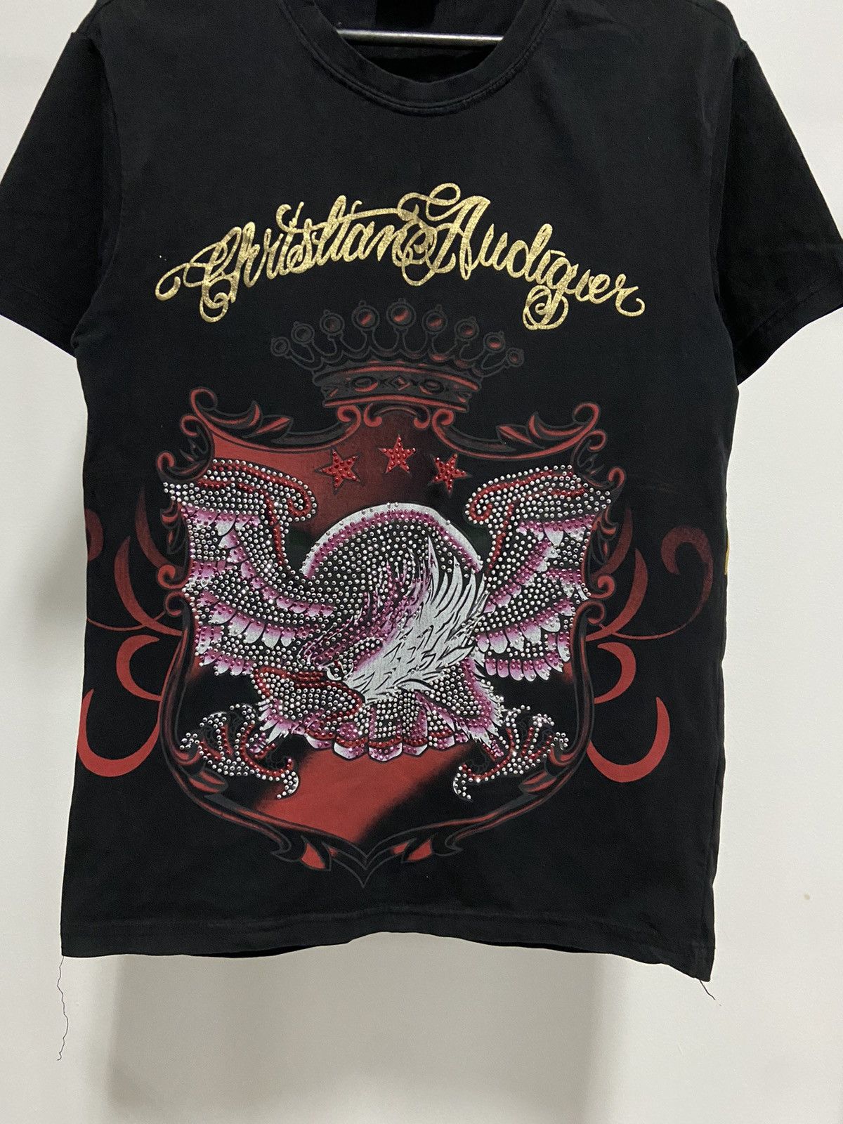 Christian Audigier × Vintage Christian audigier big logo skull 💀 t shirt vintage Size US M / EU 48-50 / 2 - 4 Thumbnail