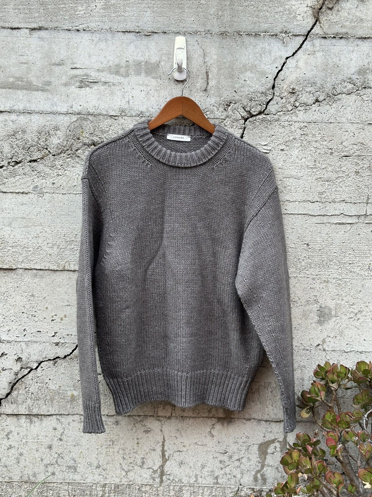 Lemaire RARE GRAIL Lemaire Italian grey boxy sweater Size US M / EU 48-50 / 2 - 6 Thumbnail
