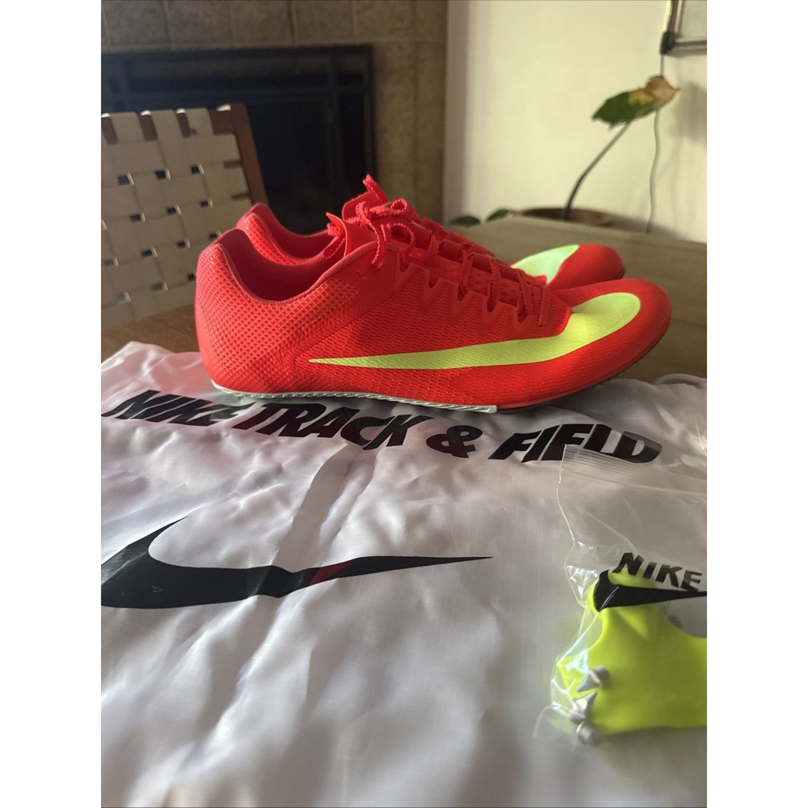 Nike Nike FZ9663 600 Track & Field Sprint Spikes Coral Men US 13 Size US 13 / EU 46 - 2 Thumbnail