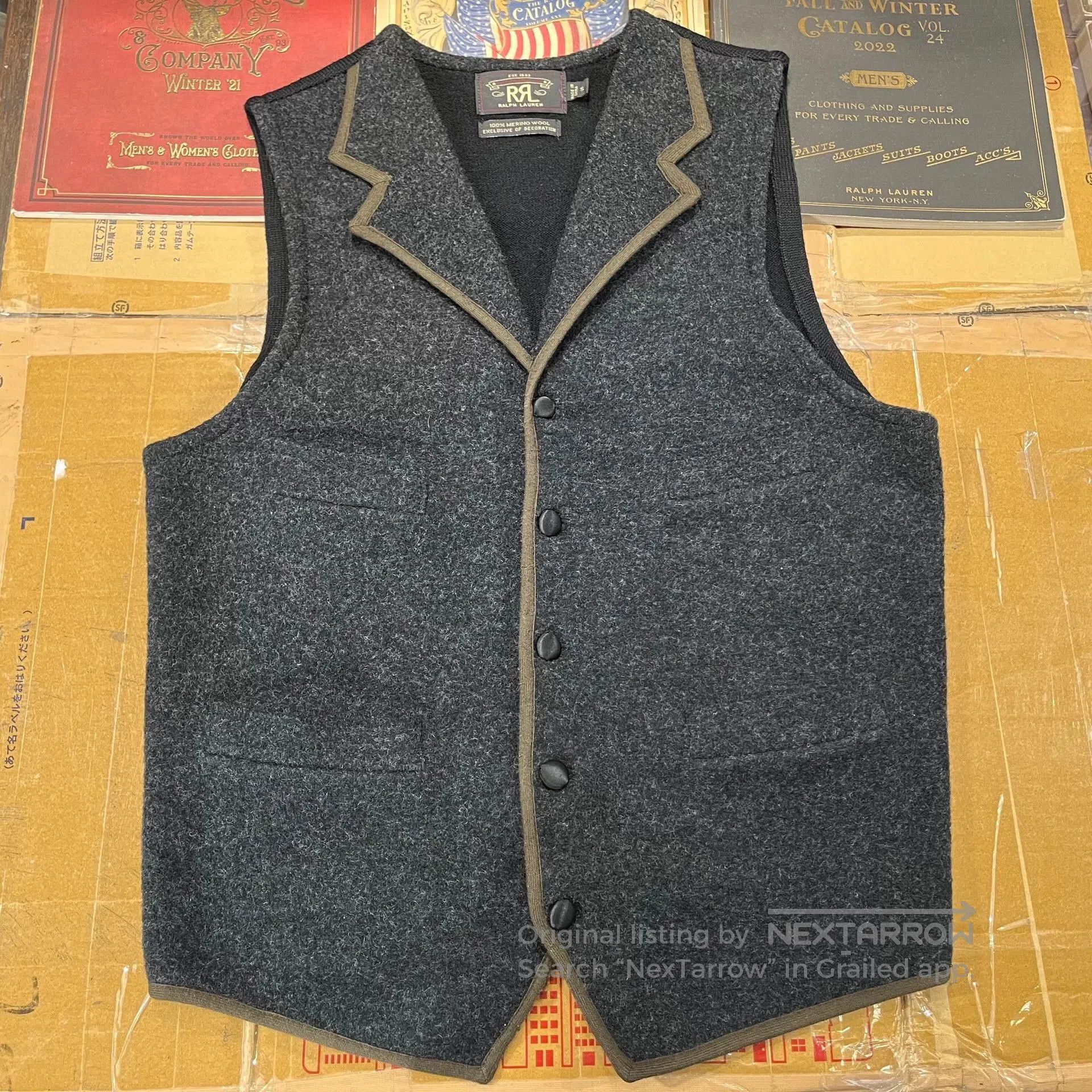 RRL Ralph Lauren RRL Double RL Wool Vest. Size US S / EU 44-46 / 1 - 1 Thumbnail