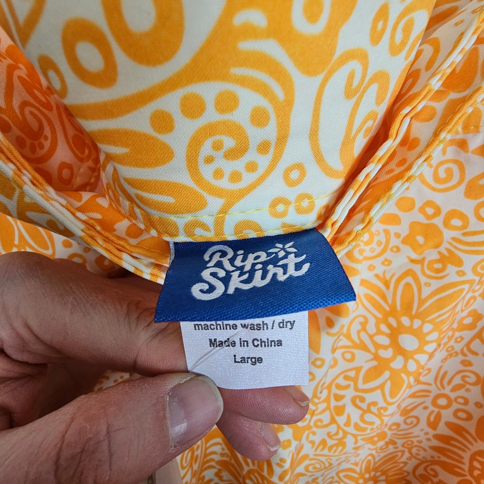 Ripcurl NEW Rip Skirt Tuscan Sunflower Wrap Skirt with Pockets L Size 34" / US 12 / IT 48 - 4 Thumbnail