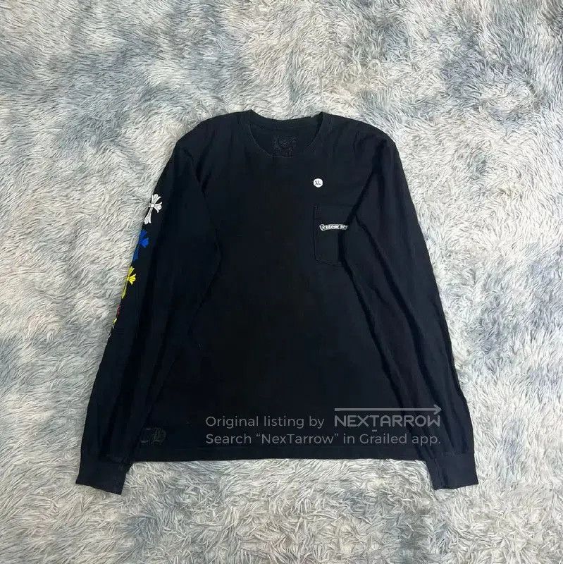Chrome Hearts Chrome Hearts Black Cotton Long Sleeve Sweatshirt . Size US XL / EU 56 / 4 - 2 Thumbnail