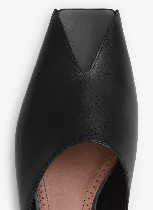 Alaia o1s22i1n0225 Spike Flat Mules in Black Size US 7 / IT 37 - 3 Thumbnail