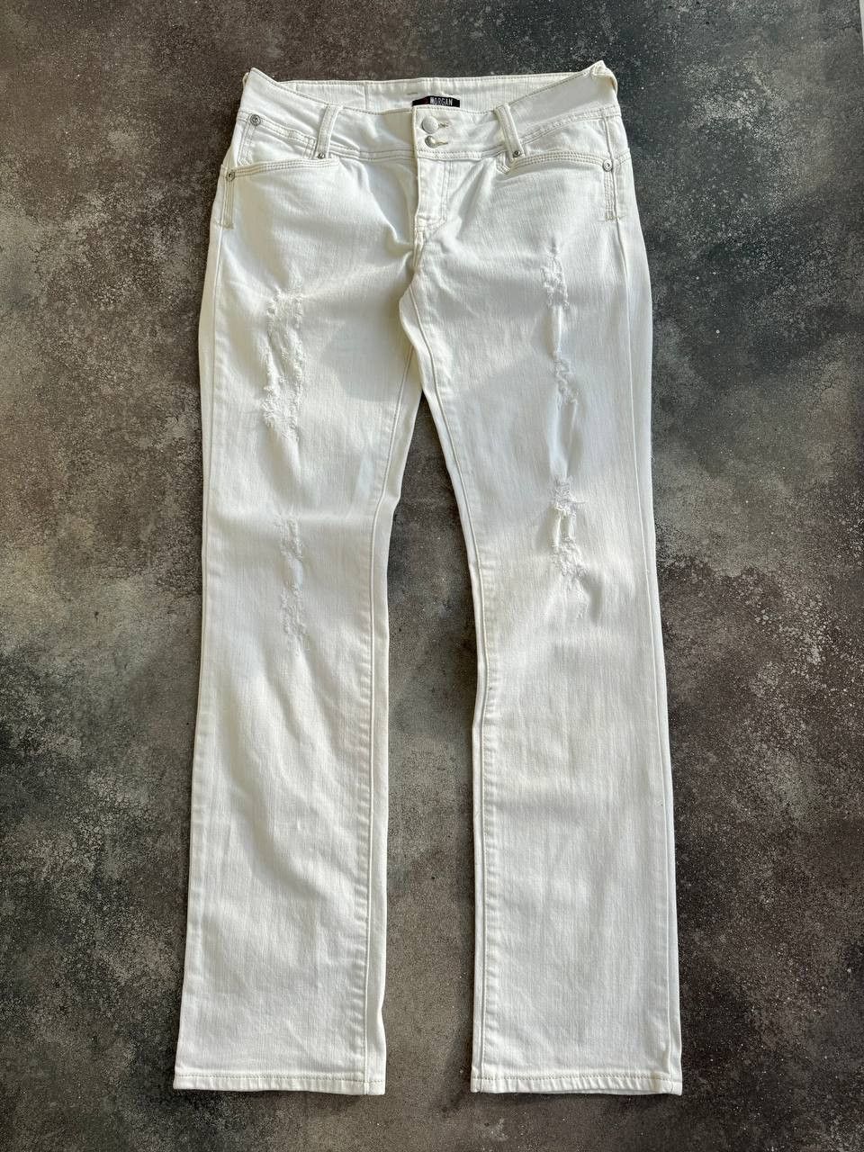 Morgan De Toi Y2K Morgan de Toi Vintage Double Zip Details Low Rise Jeans Size 30" / US 8 / IT 44 - 7 Thumbnail