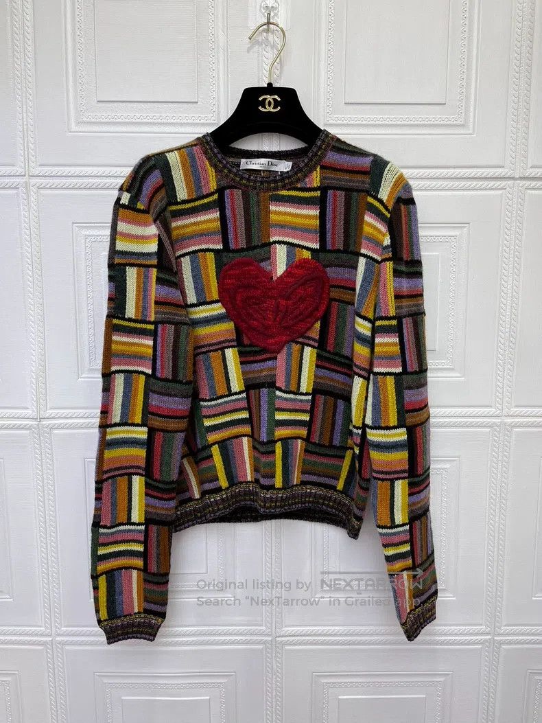 Dior Dior Colourful love sweater Size S / US 4 / IT 40 - 1 Thumbnail