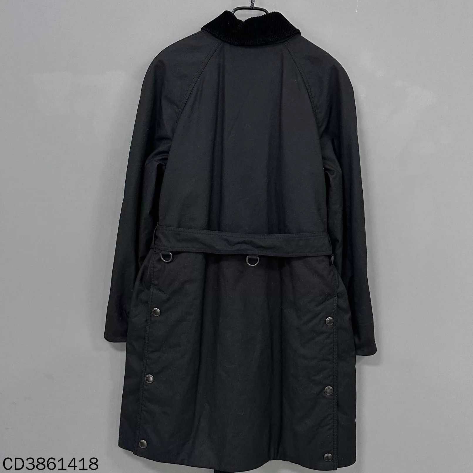Burberry Burberry Black Embroidered Horse Logo Trench Coat UK8 Size M / US 6-8 / IT 42-44 - 3 Thumbnail