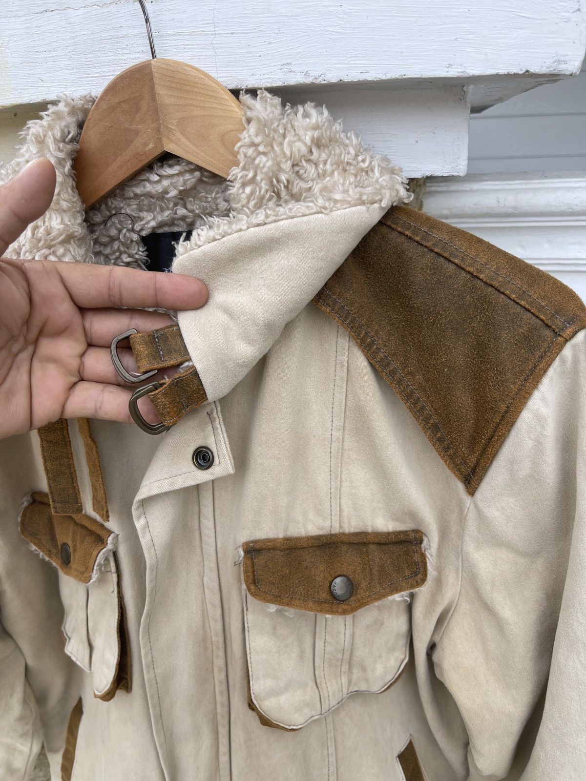 Marc Jacobs Last Drop🔥Rare🔥Marc Jacob Sherpa Leather Jacket Size US L / EU 52-54 / 3 - 8 Thumbnail