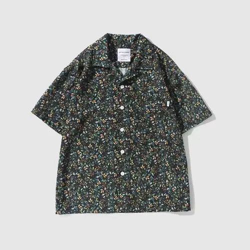 Japanese Brand Kubota x Chika Summer Fashion Casual Leaf Floral Shirt Size US L / EU 52-54 / 3 - 6 Thumbnail